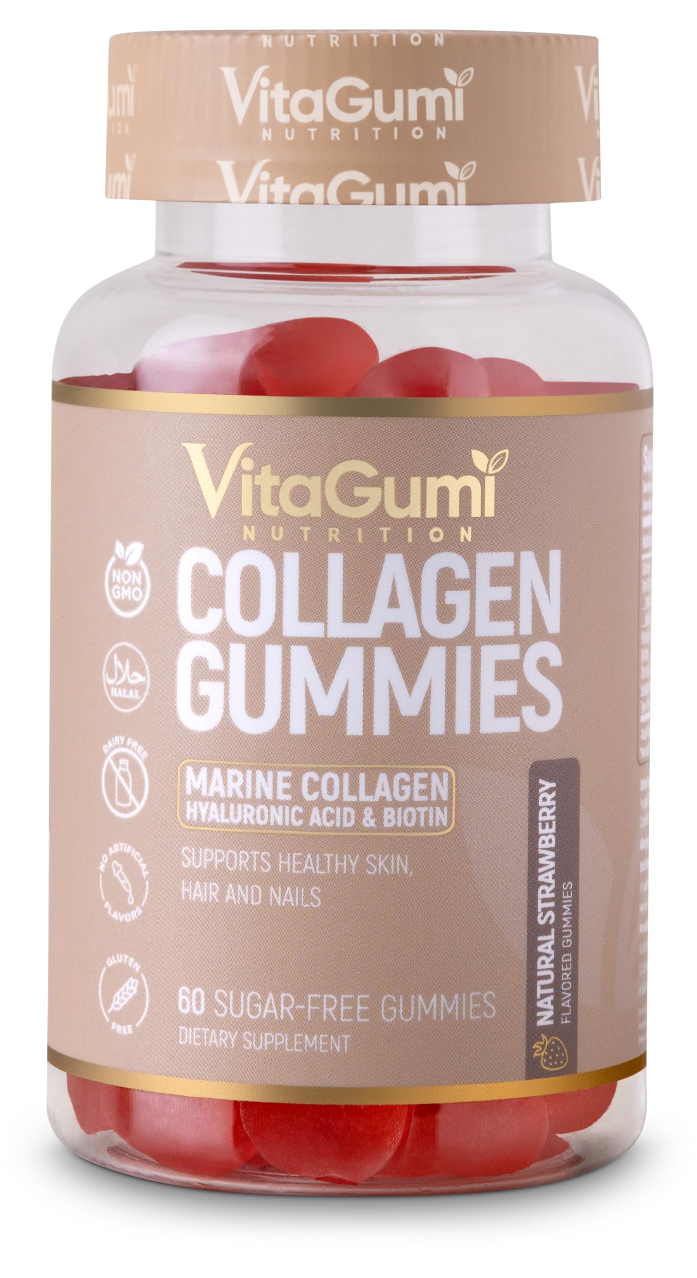 VitaGumi Nutrition Collagen Gummies 60-count