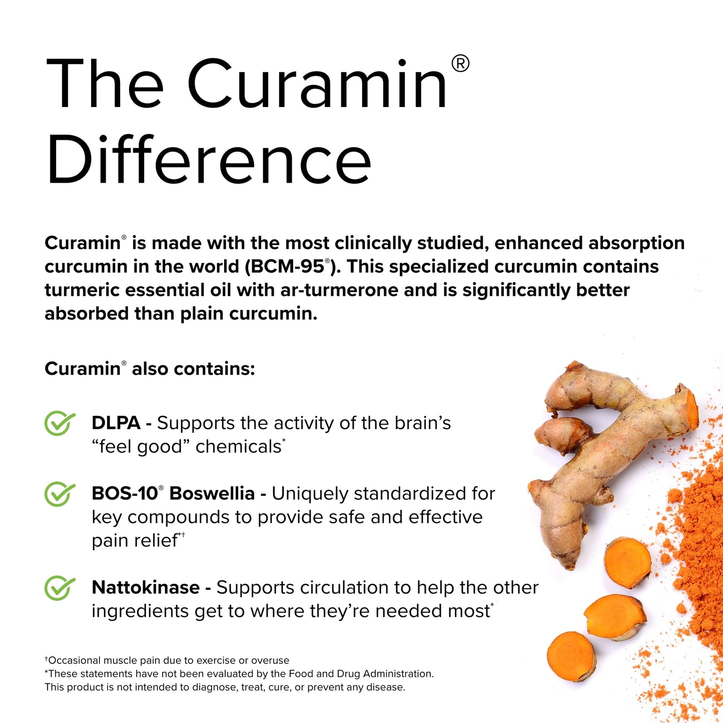 Terry Naturally Curamin Curcumin Supplement for Circulation & Endorphin Support, 360 Capsules