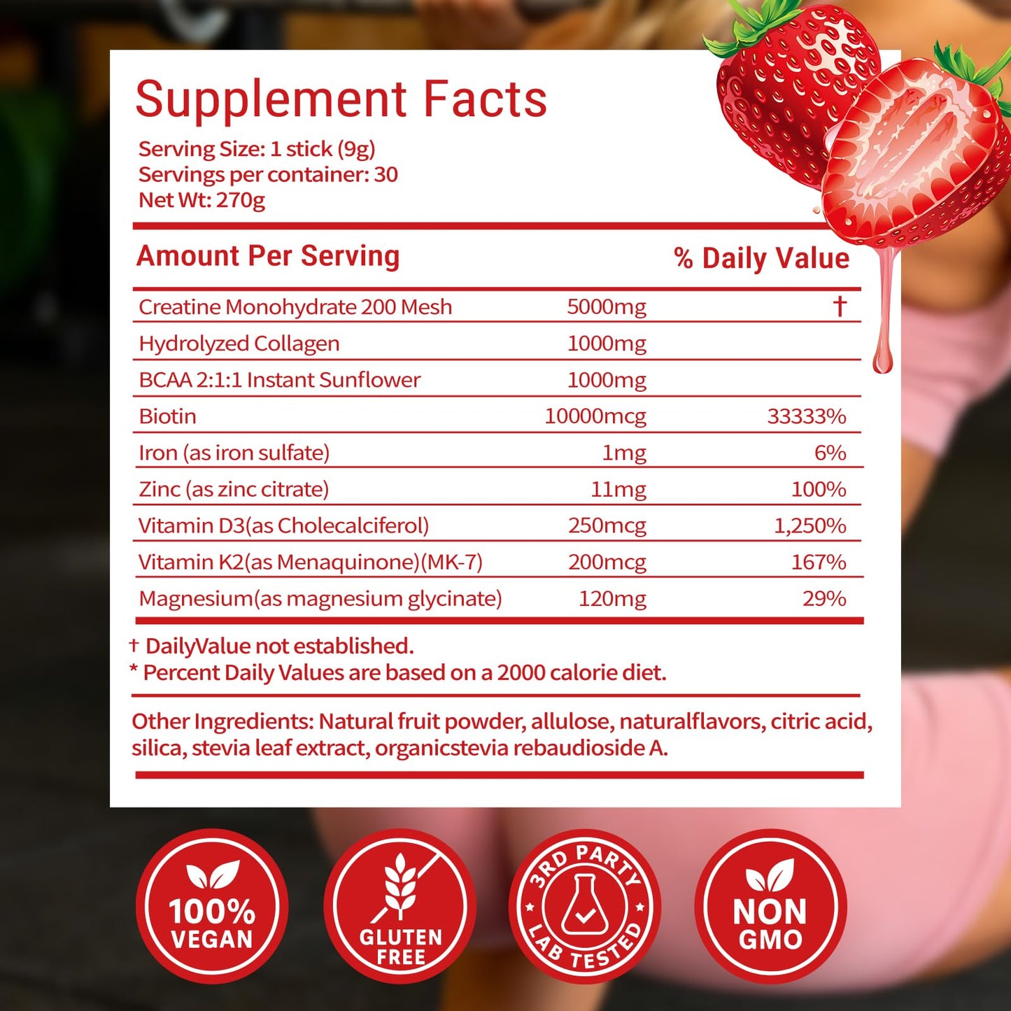 Garlicoccc Creatine for Women Powder 30