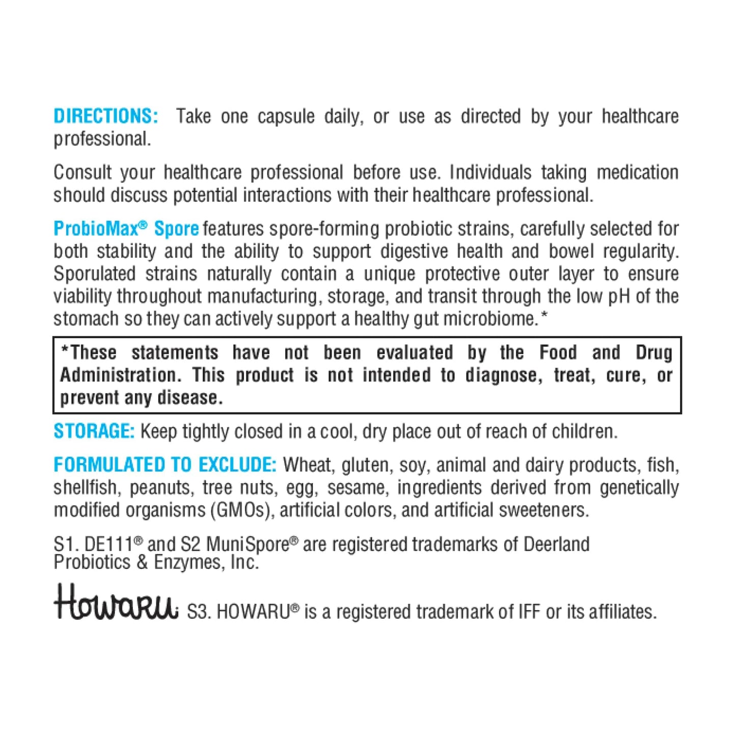 XYMOGEN ProbioMax Spore Digestive & Regularity Support Capsules, 30 Count