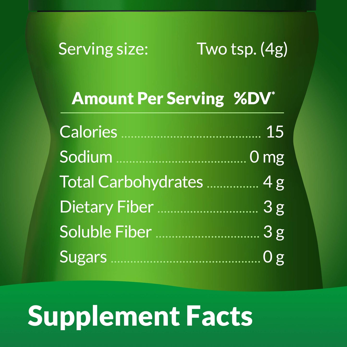 Benefiber Daily Prebiotic Dietary Fiber Powder, 5.4 Ounce