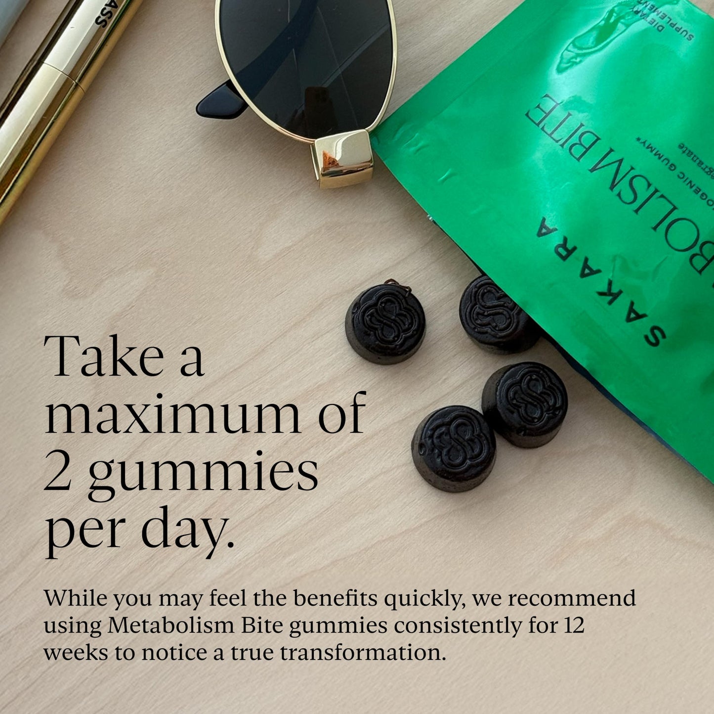 SAKARA Metabolism Gummy Bites 56 Gummies