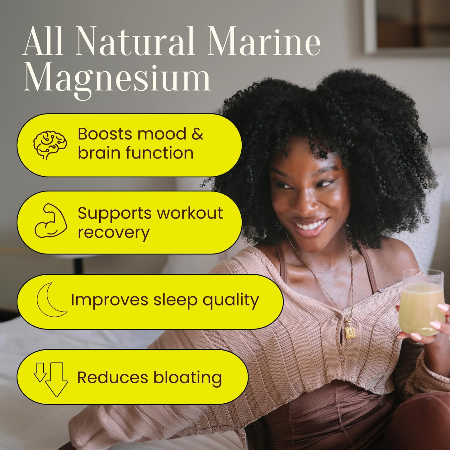 HUA Wellness Whole Food Magnesium Powder 4 Ounce