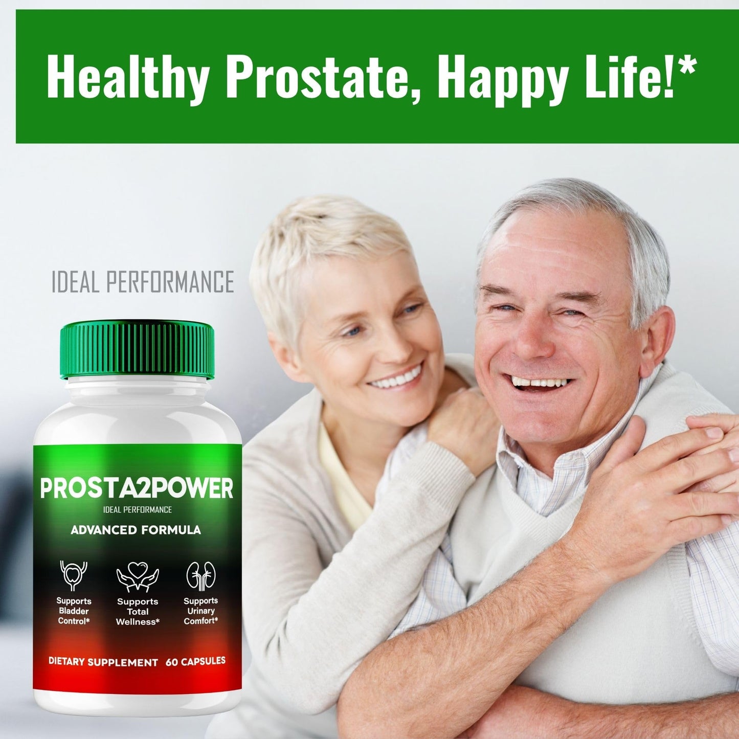 IDEAL PERFORMANCE Prosta2Power for Men Capsules 60 Count