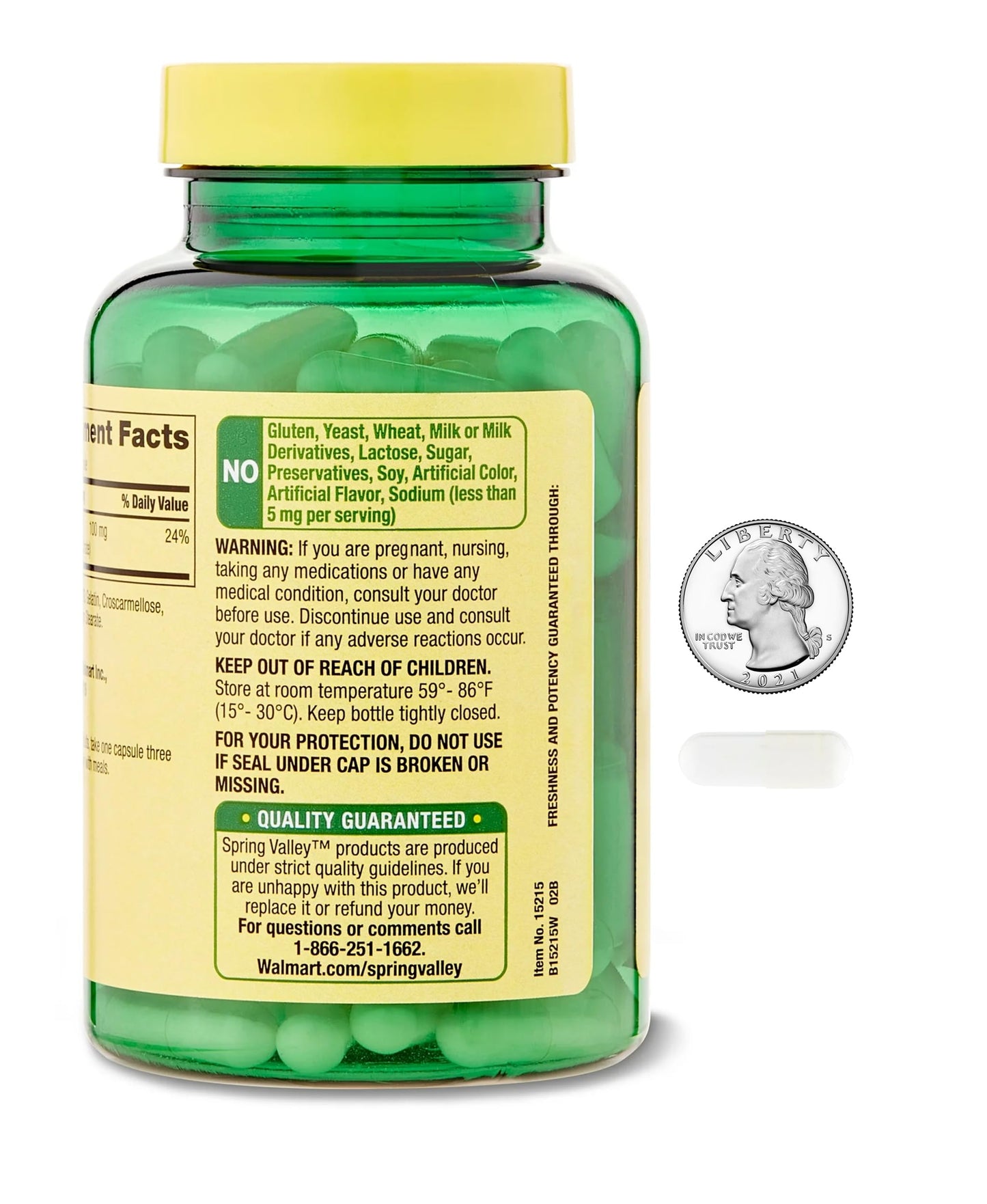 Generic Magnesium Citrate 100mg Capsules, 100 Count