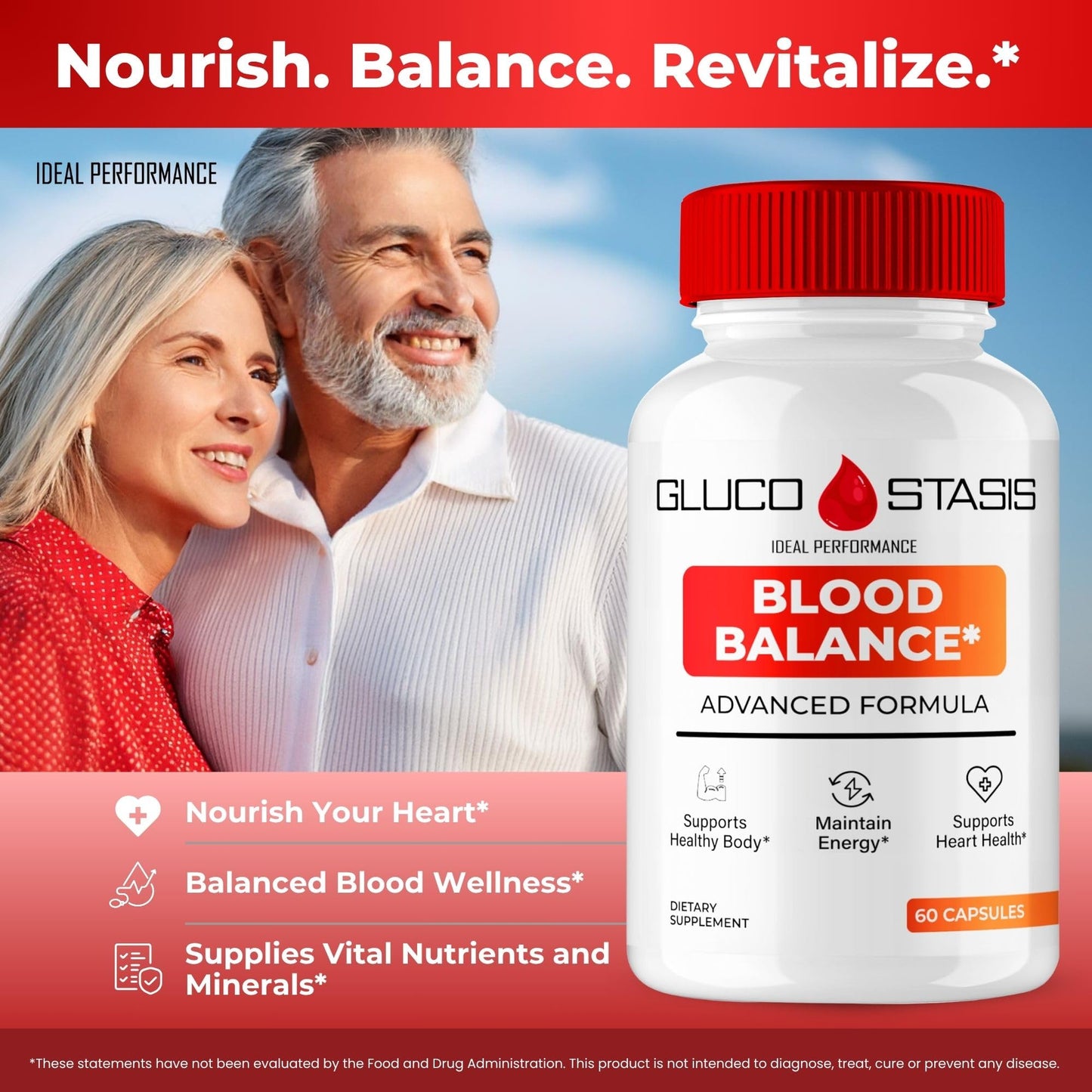 IDEAL PERFORMANCE Gluco Stasis Blood Balance Capsule, 300