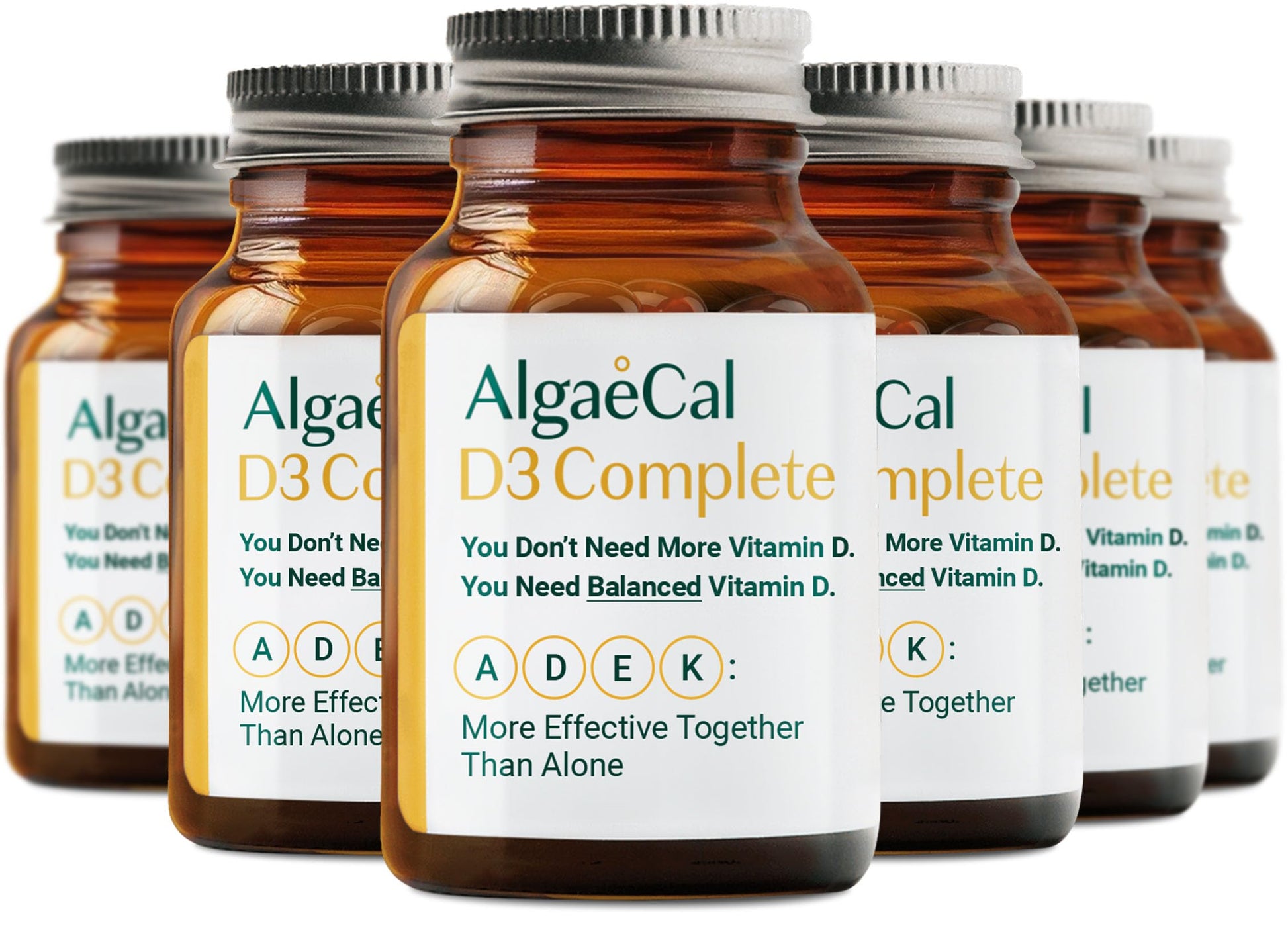 ALGAECAL 4-in-1 Vitamin D3 K2 Complete Softgels, 360 Count