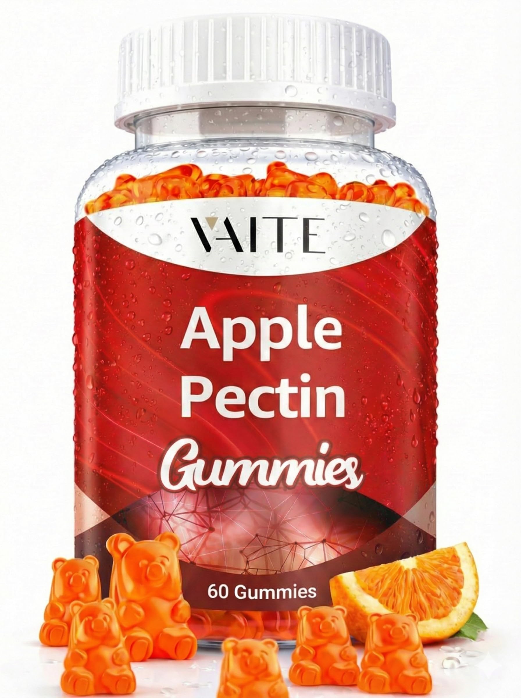 VAITE Apple Pectin Gummies 60 Count