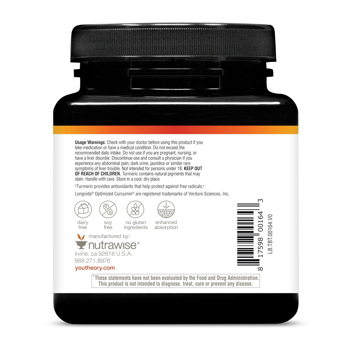 Youtheory Total Body Turmeric Capsules, 60 Count