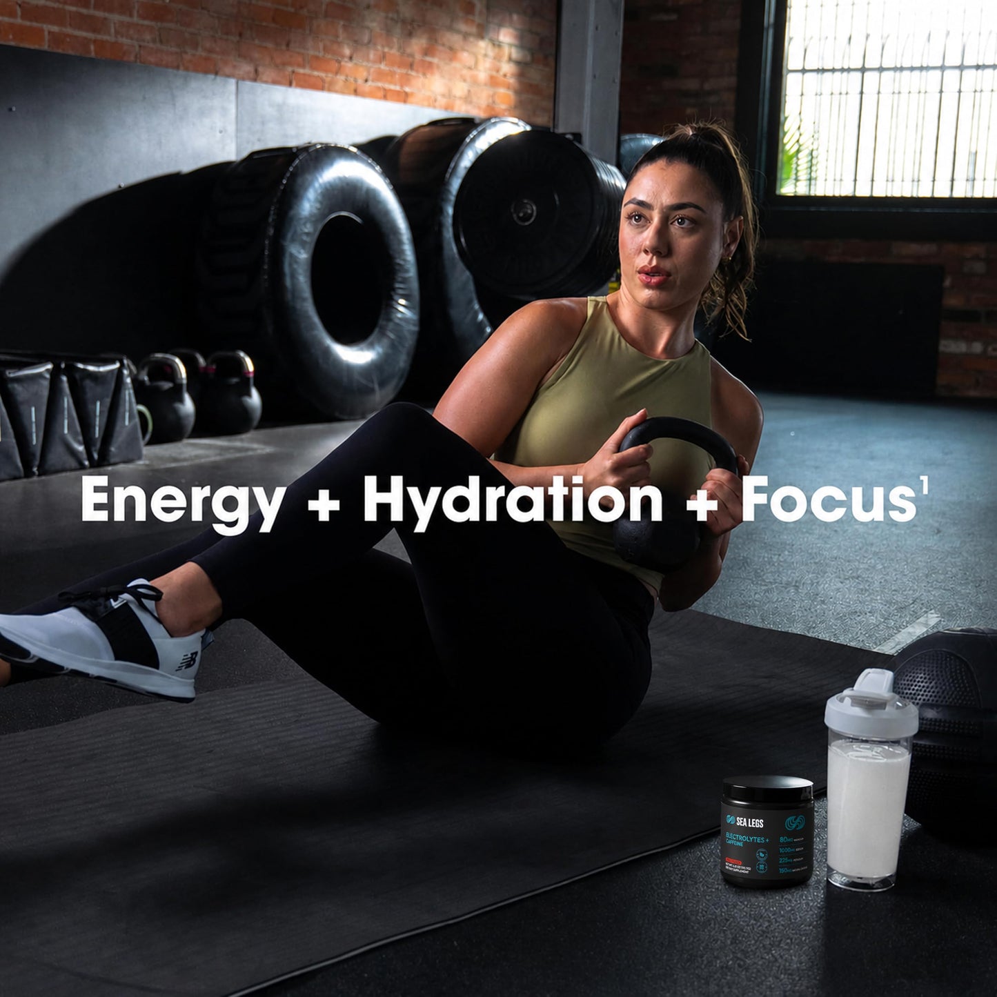 Sea Legs Electrolytes Powder for Instant Hydration, 6.7 Ounce