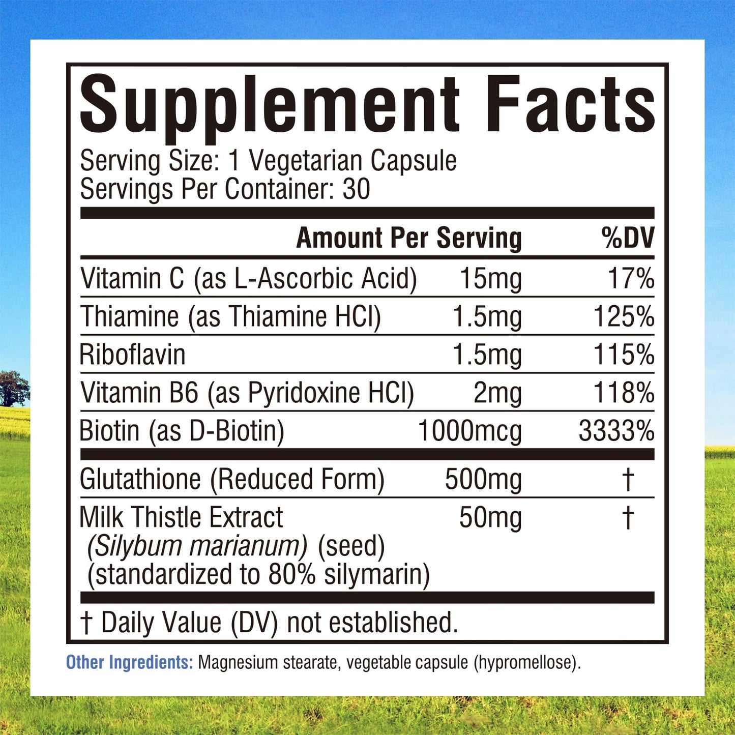Innate Vitality Glutathione Supplement 30 Capsules