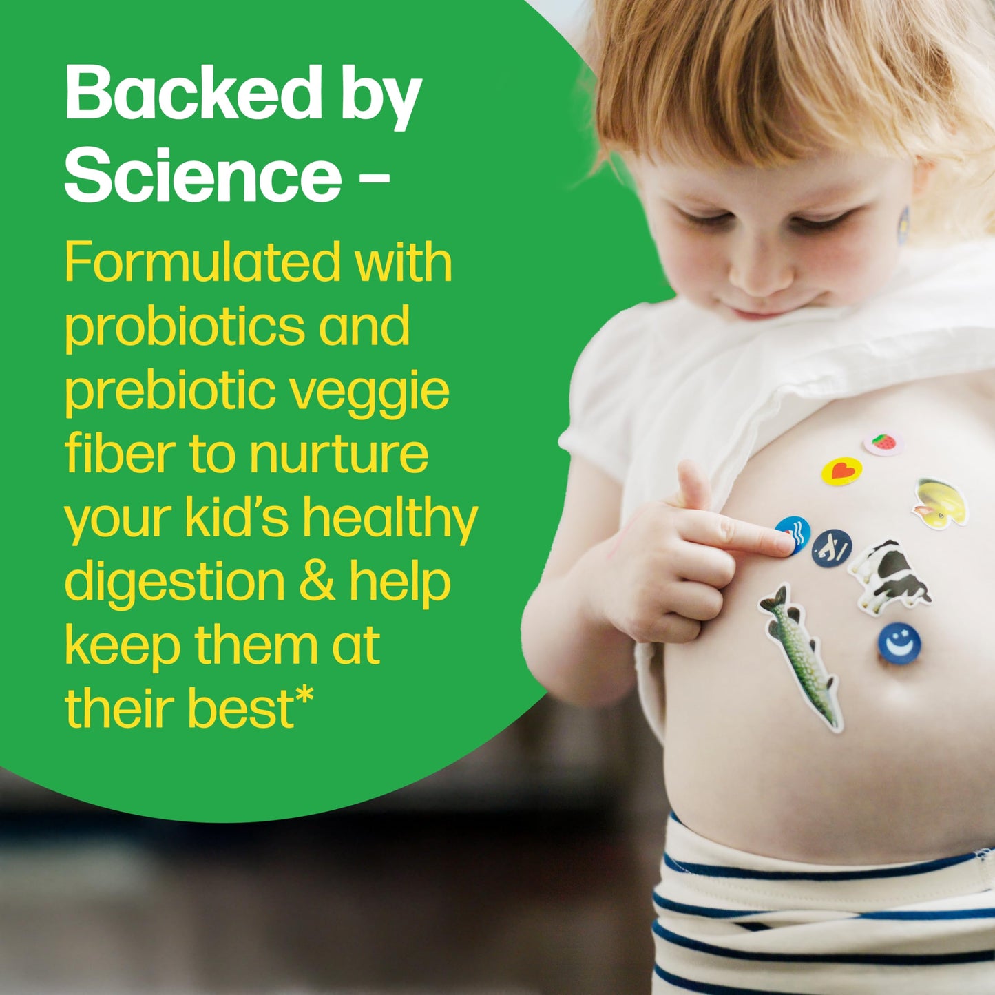 Culturelle Daily Probiotic For Kids + Veggie Fiber Gummies 60 Gummies