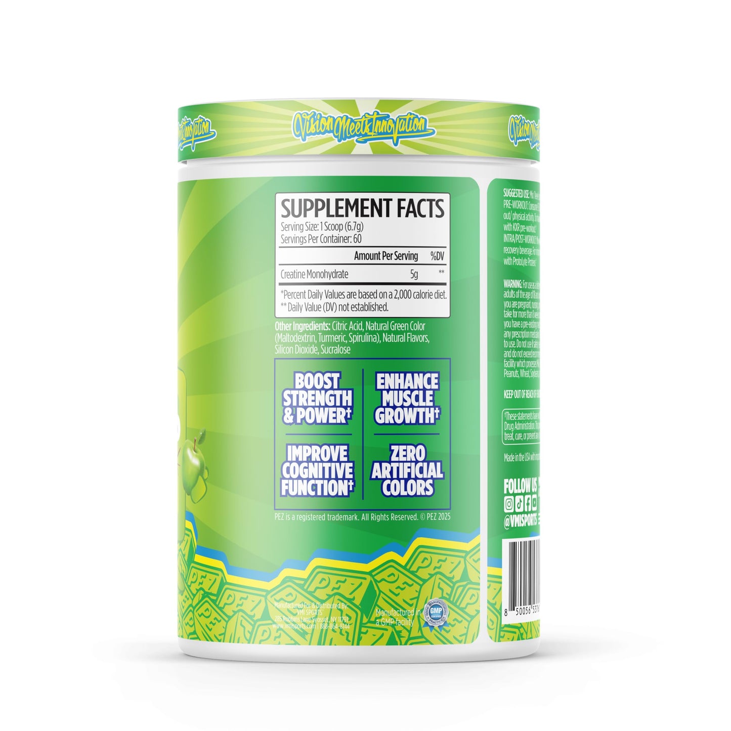 VMI Sports Creatine Monohydrate Powder 60 Servings