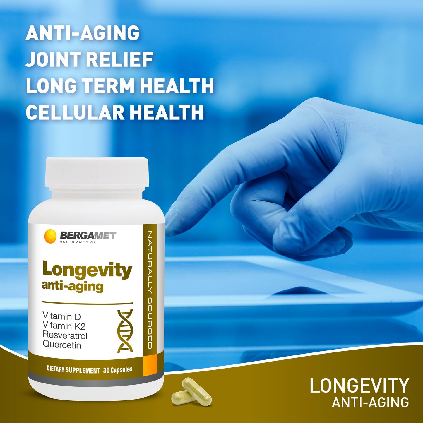 BergaMet Longevity Anti-Aging Capsule 30 Count