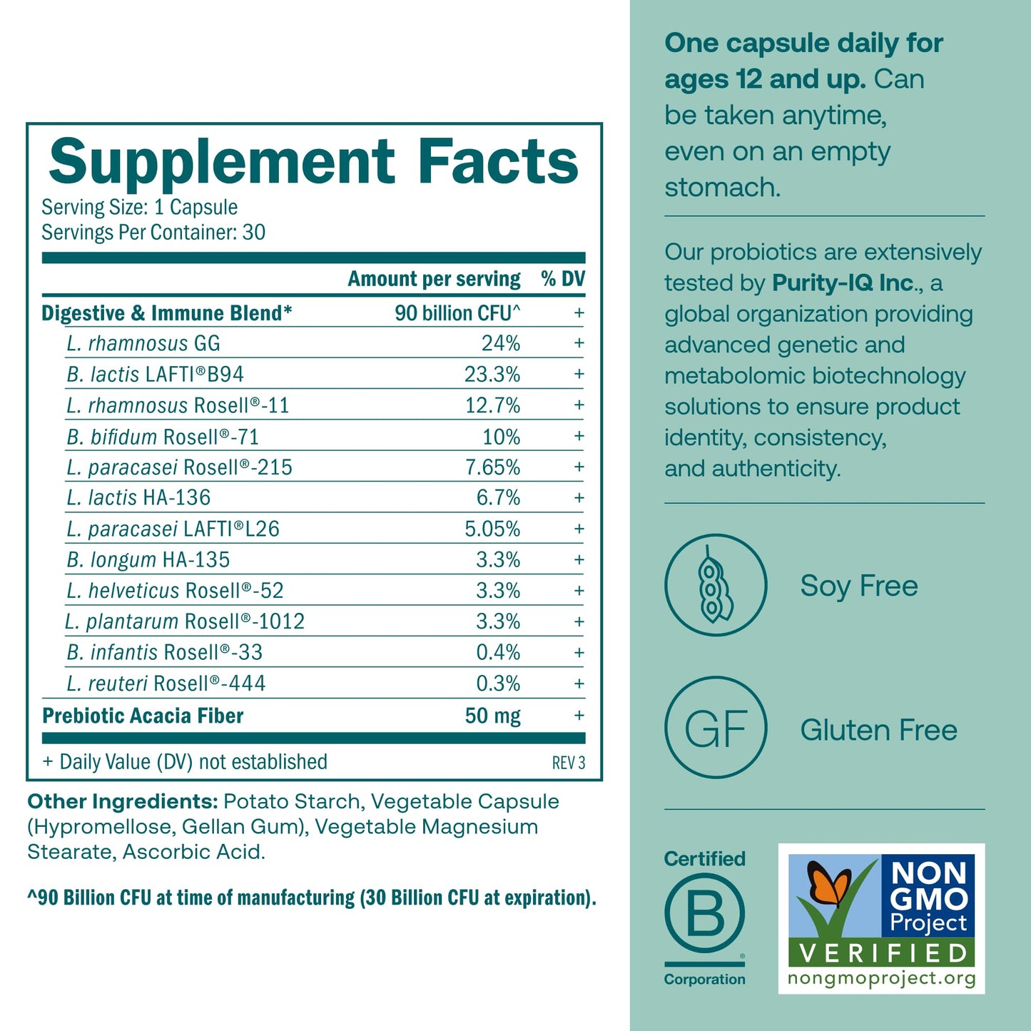 True Grace One Daily Probiotic 30 Capsules
