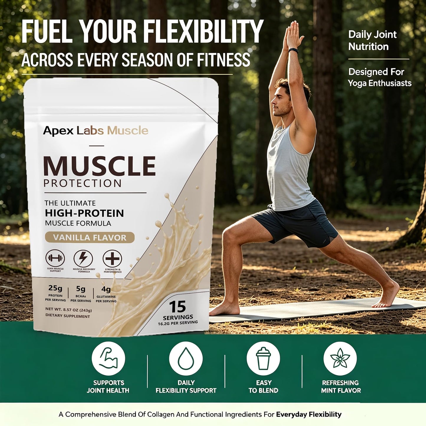 Cuprose Apex Labs Muscle Protein Powder 8.57 Ounce