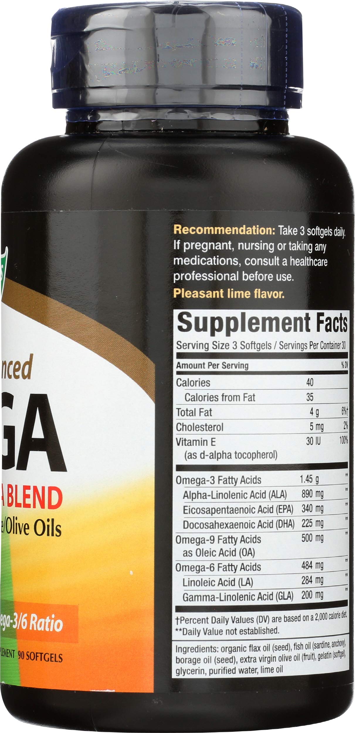 Nature's Way Mega 3/6/9 Omega Blend 1350mg Softgels 90