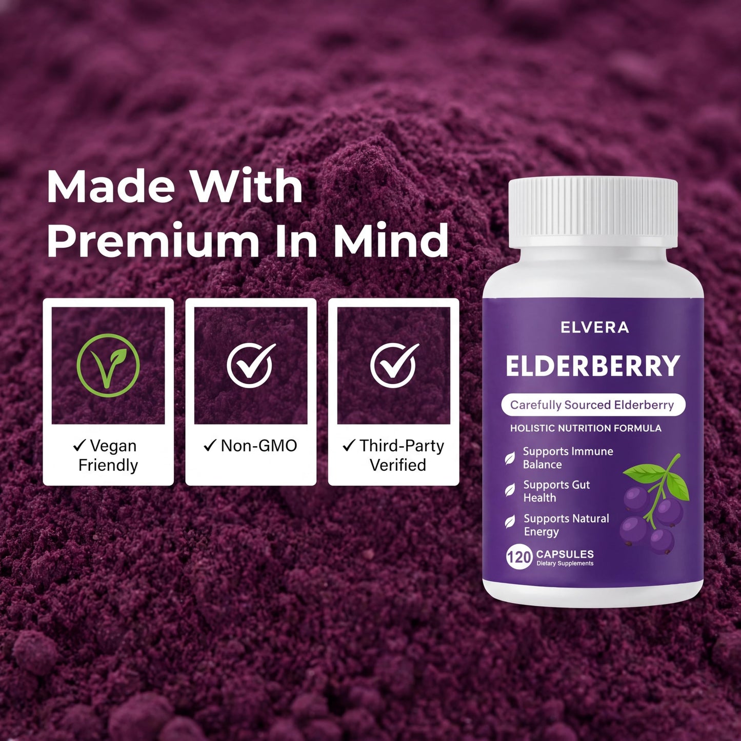 Aultink Elvera Elderberry Gut Support Complex Softgel 0.97