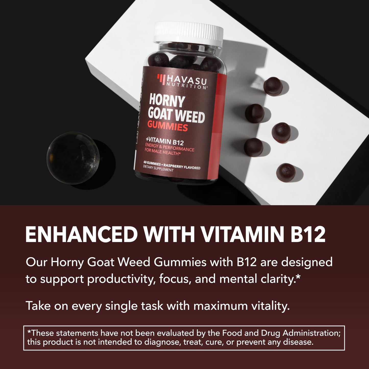 HAVASU NUTRITION Horny Goat Weed Gummies 60 Count