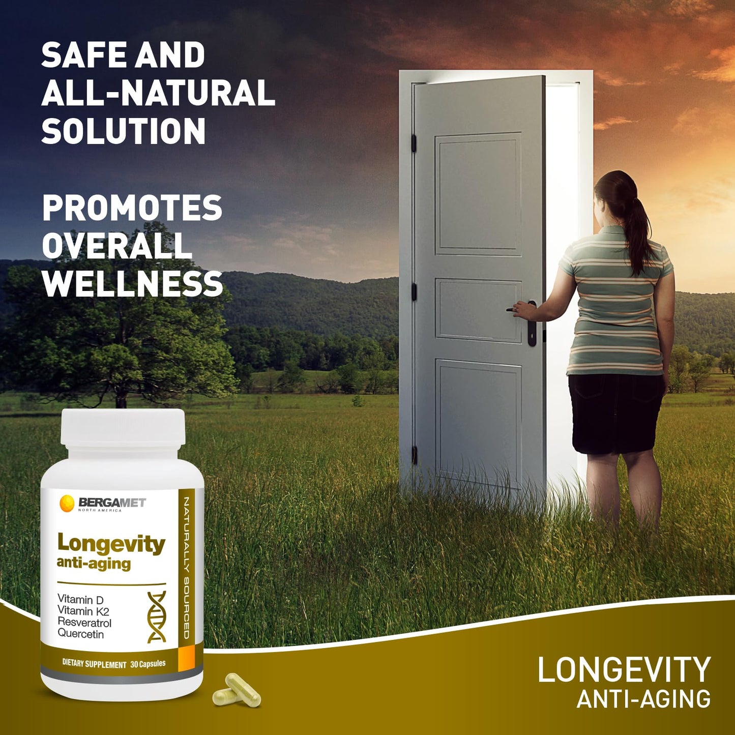 BergaMet Longevity Anti-Aging Capsule 30 Count