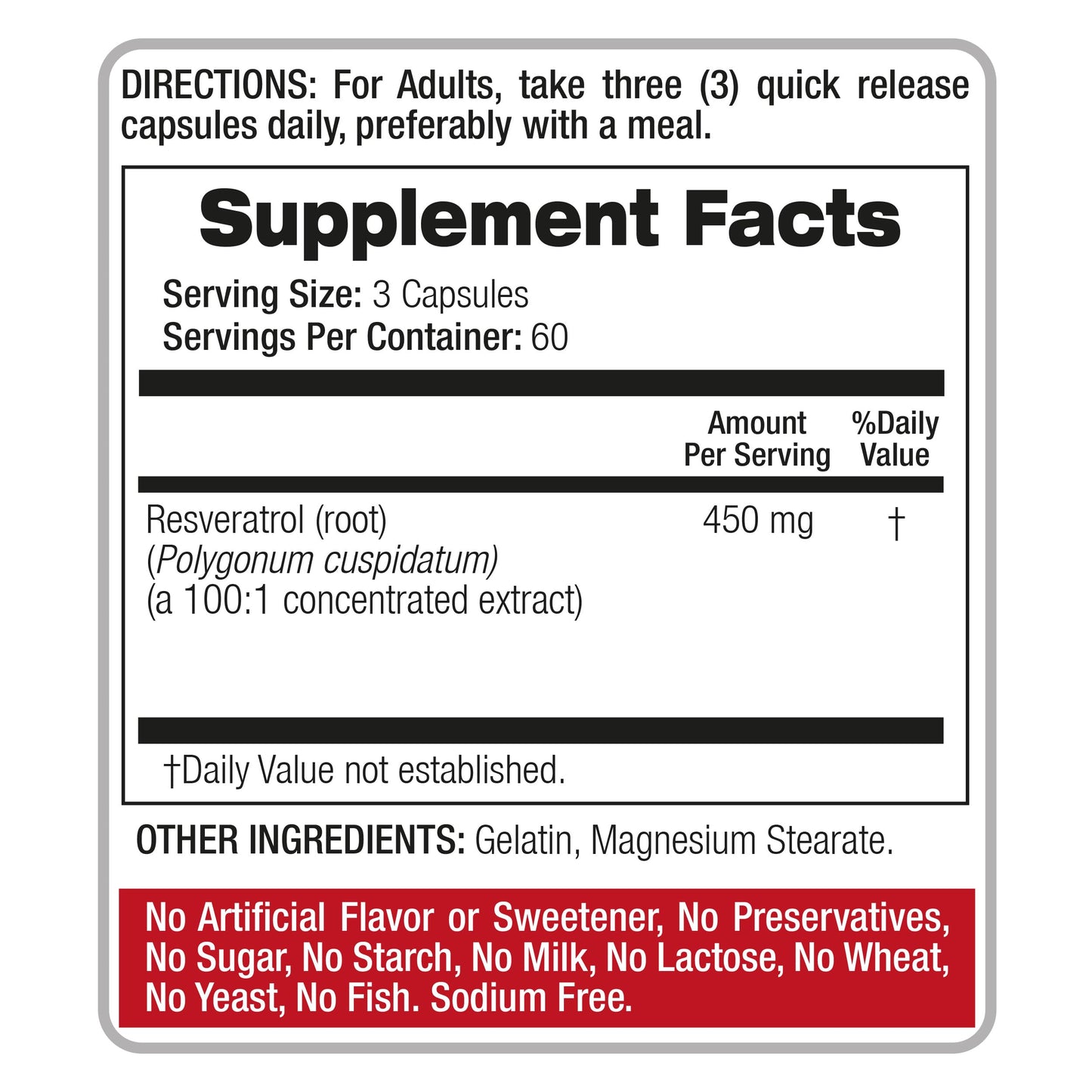 FITO MEDIC'S Resveratrol Capsule 180 Count