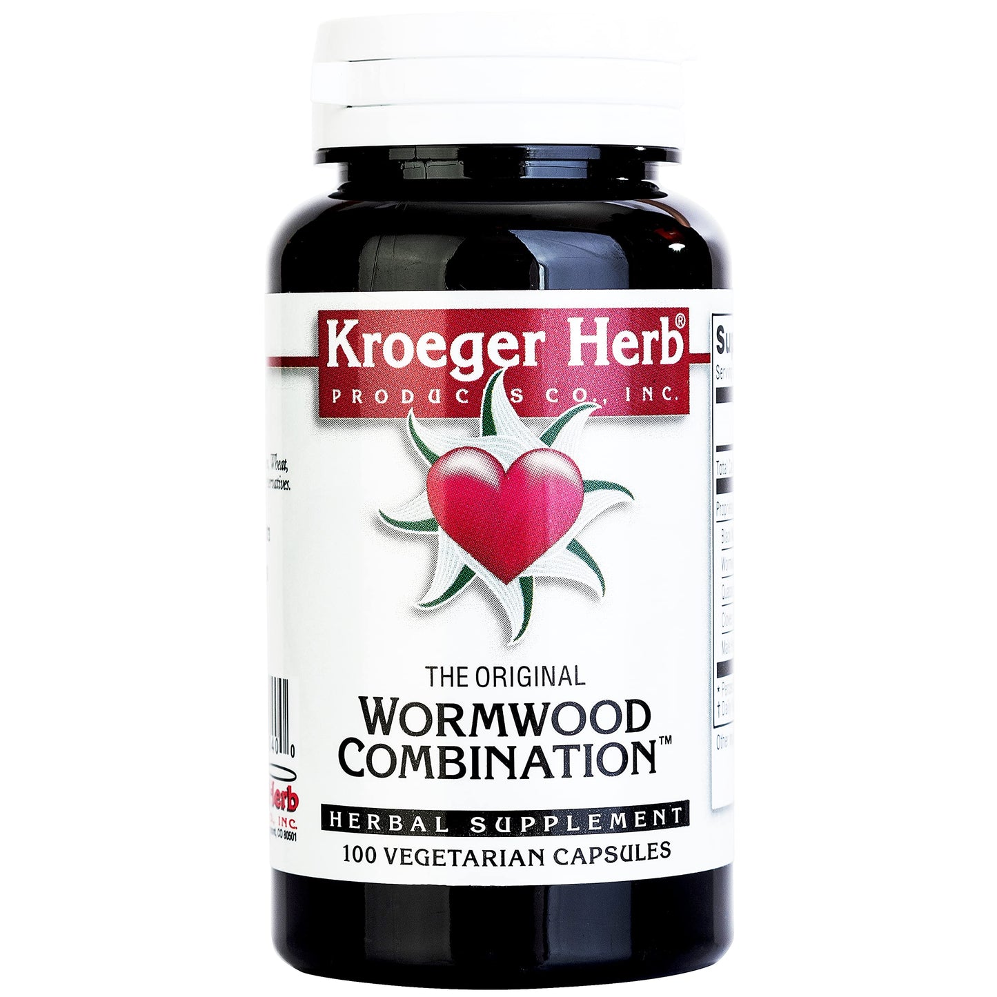 Kroeger Herb Products Wormwood Combination Capsules 2