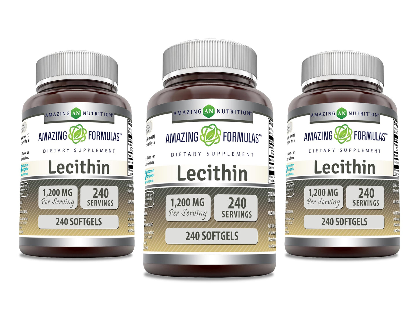 Amazing Nutrition Lecithin 1200 mg Softgels, 720 Count