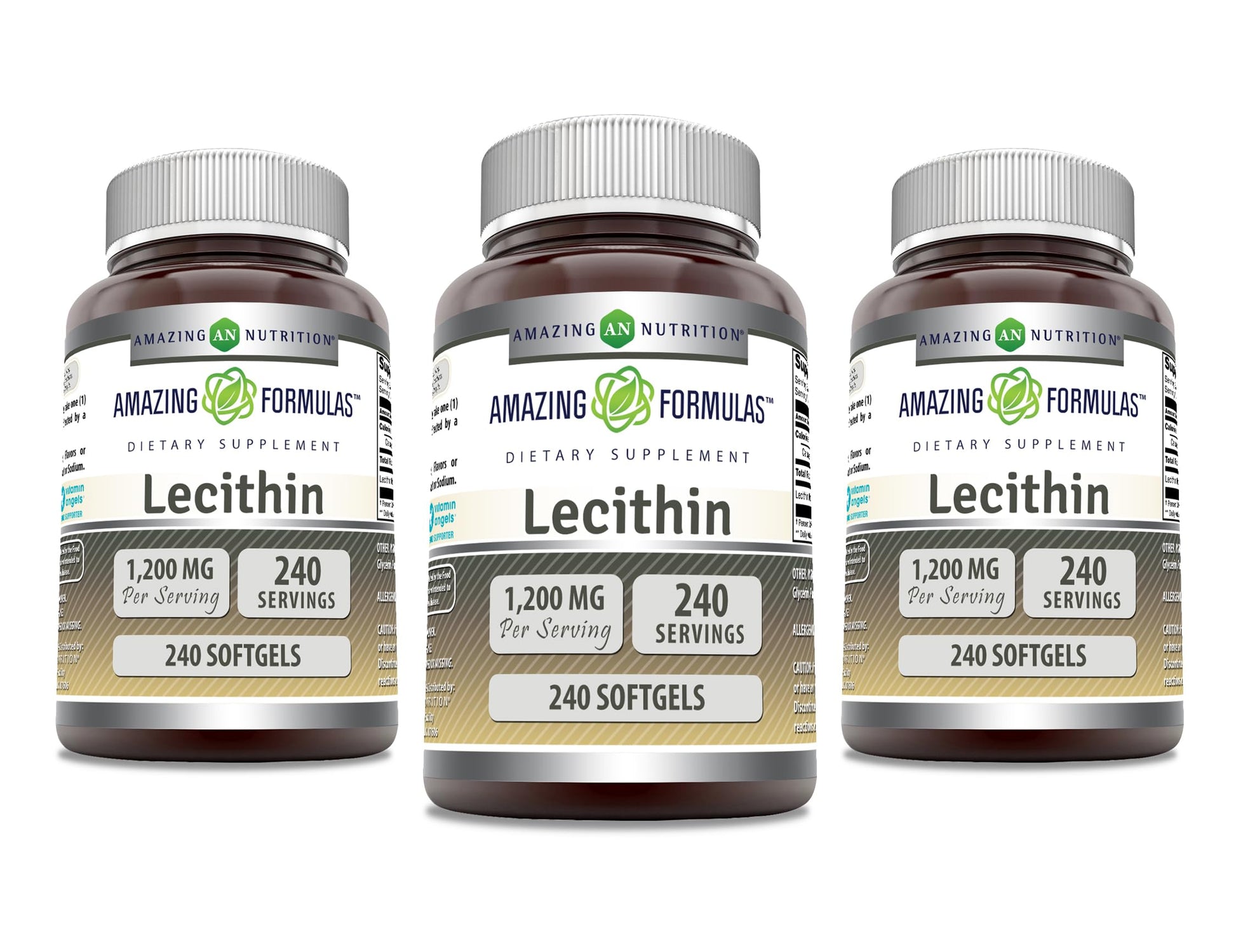 Amazing Nutrition Lecithin 1200 mg Softgels, 720 Count