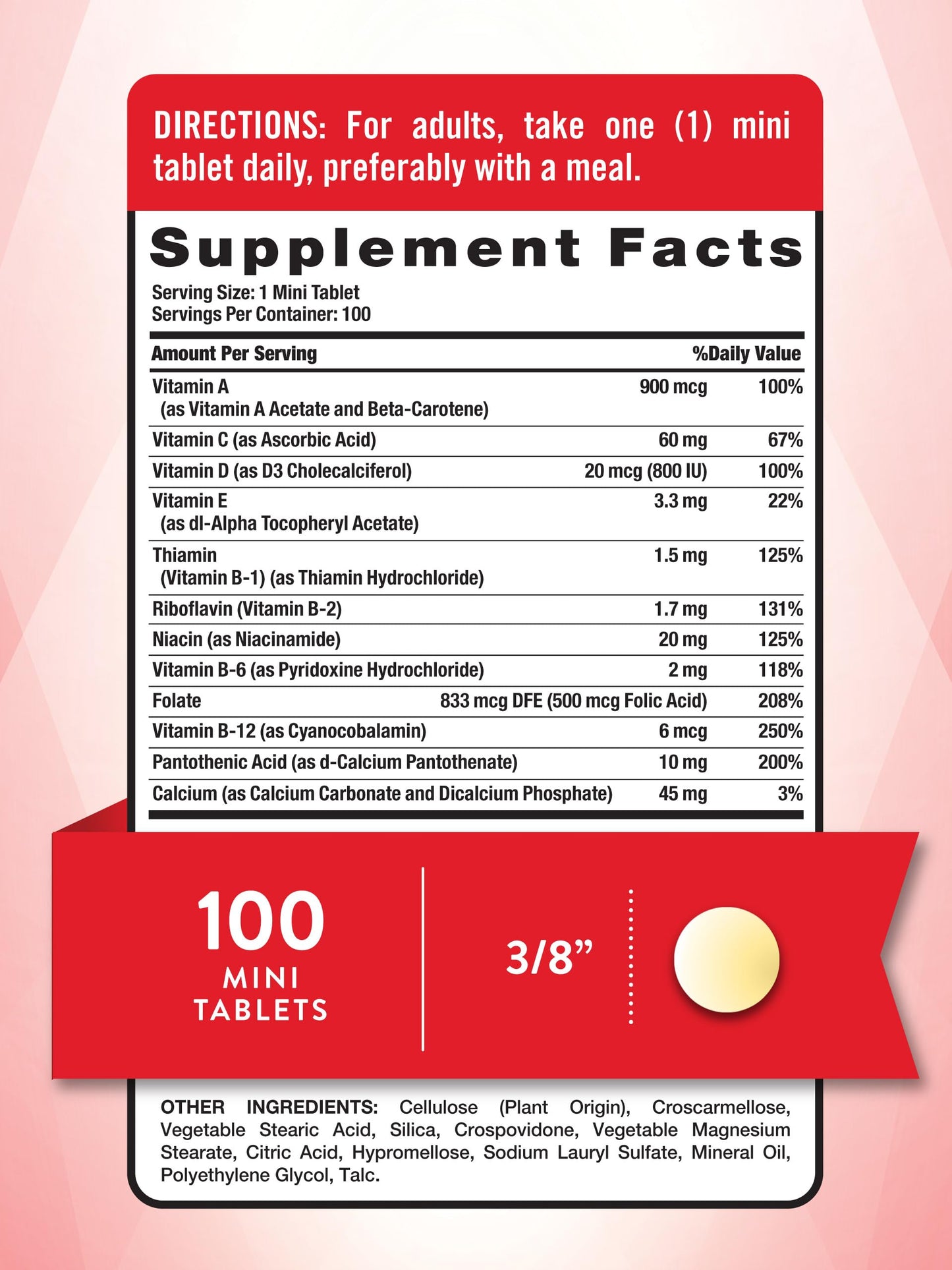 Nature's Truth One Daily Multivitamin Tablets 100