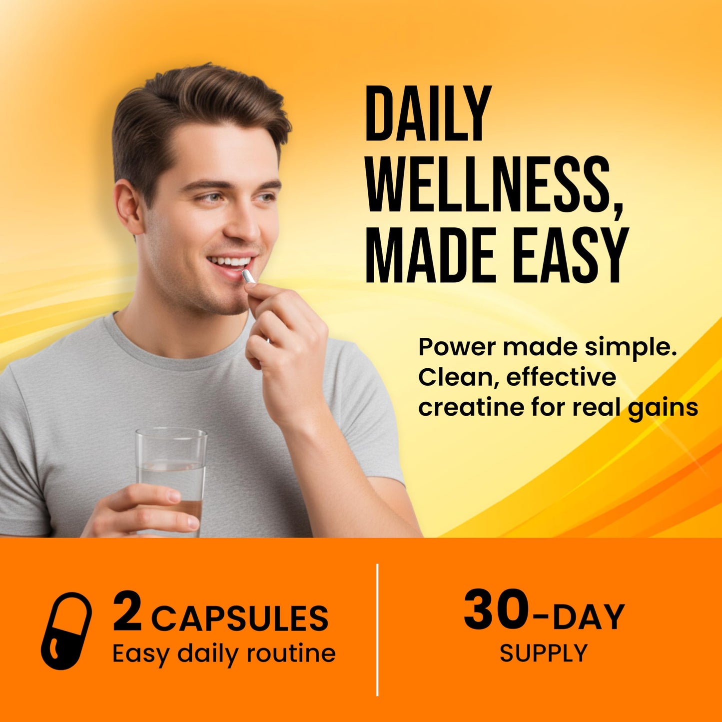 CHARMSVEDA Creatine Monohydrate with Ashwagandha, L-Arginine & L-Citrulline, 60 Capsules