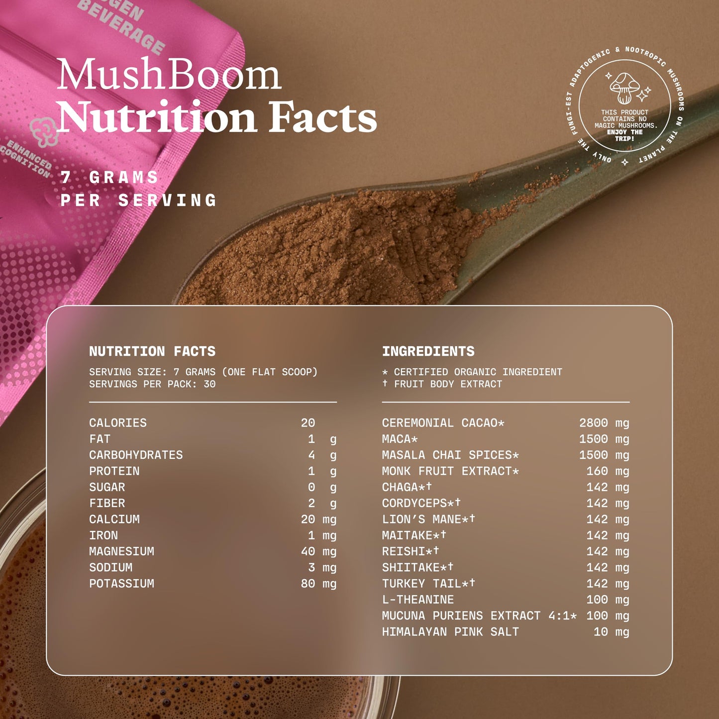 Ultra Life Sport MushBoom Organic Mushroom Coffee Alternative Drink Powder 8.9949