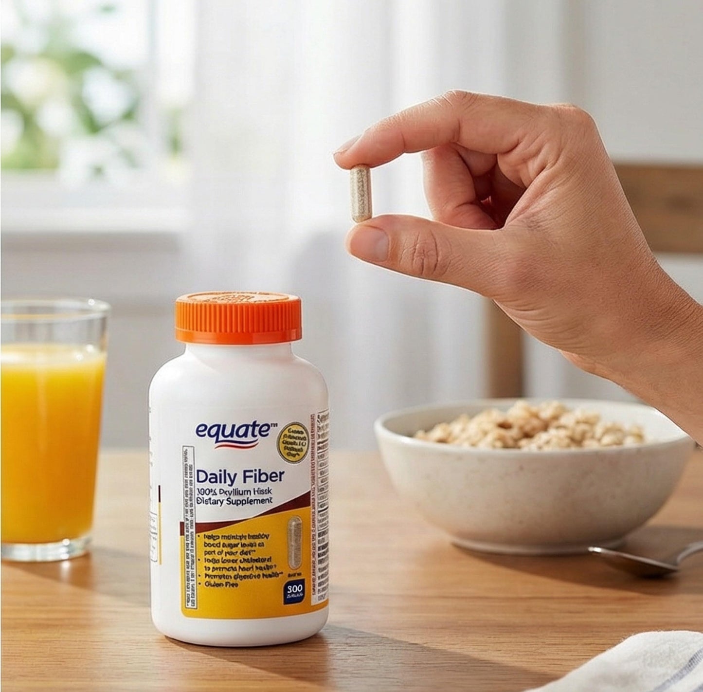 Generic Psyllium Husk Fiber Capsules 300 Count