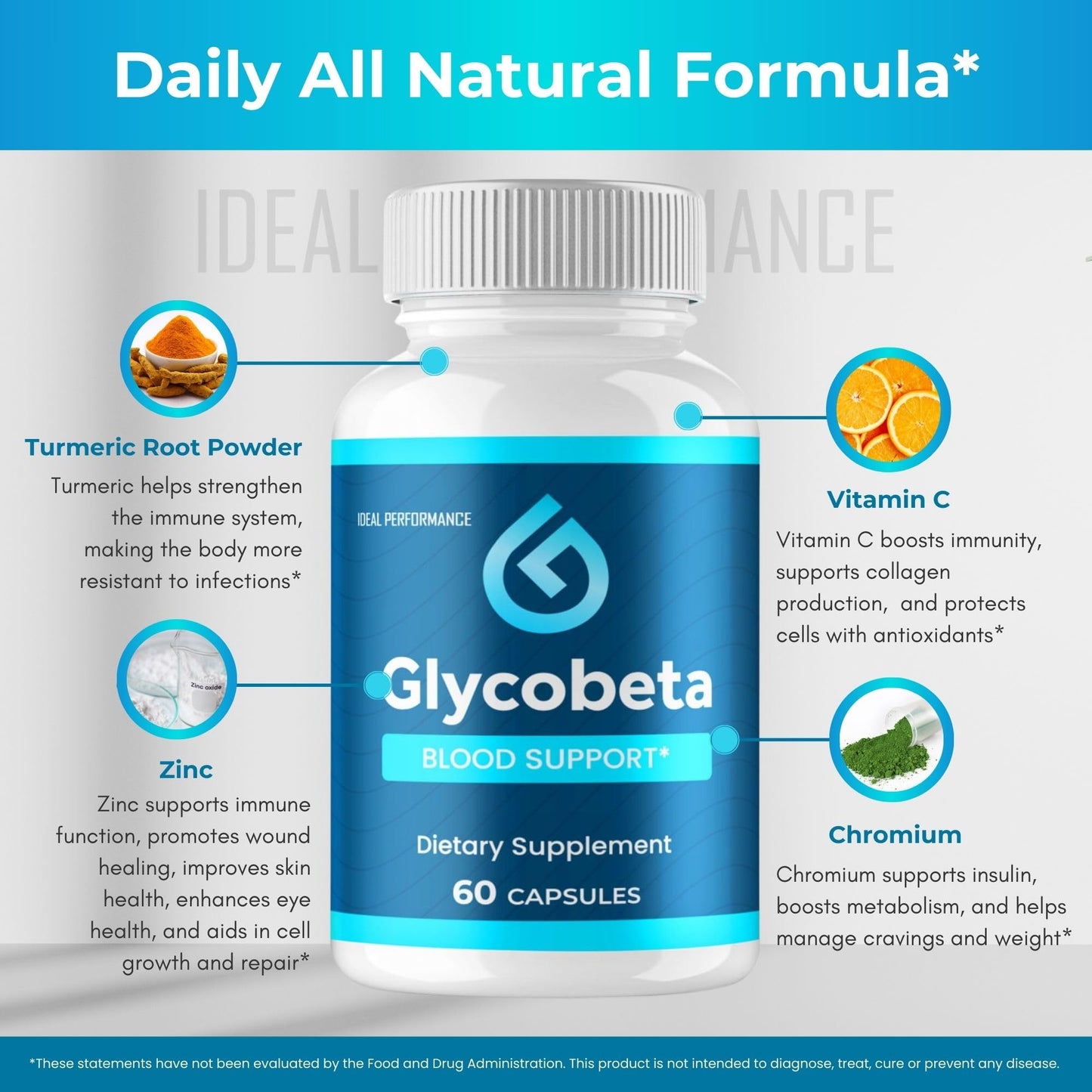 IDEAL PERFORMANCE GlycoBeta Capsule, 180 Count