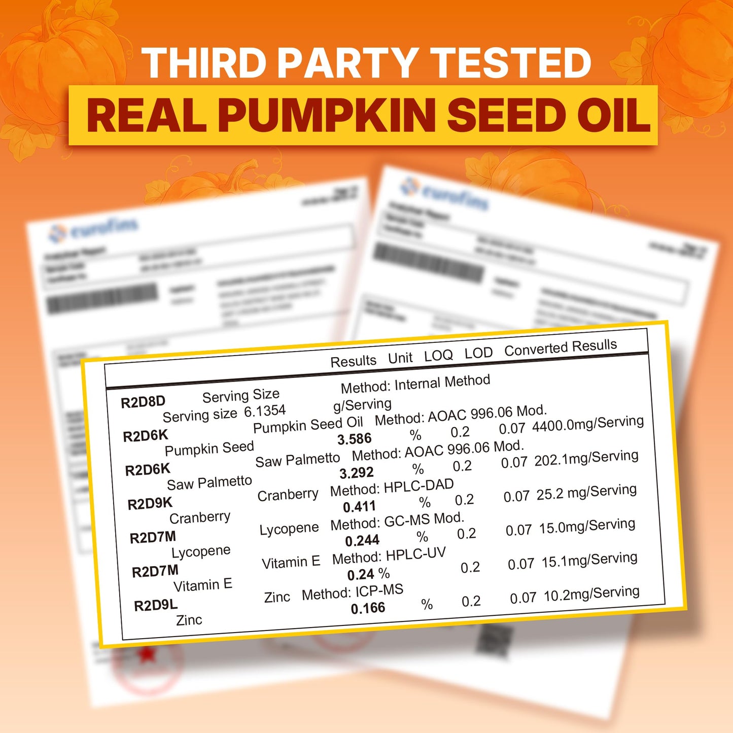 LILICARE Pumpkin Seed Oil Gummies 4400mg with Saw Palmetto, Cranberry, Lycopene, Vitamin E, Zinc, Cold Pressed, Pure Virgin Pumpkin Seed Oil for Hair Growth, Skin, Urinary, Bladder & Prostate Health 60 Count
