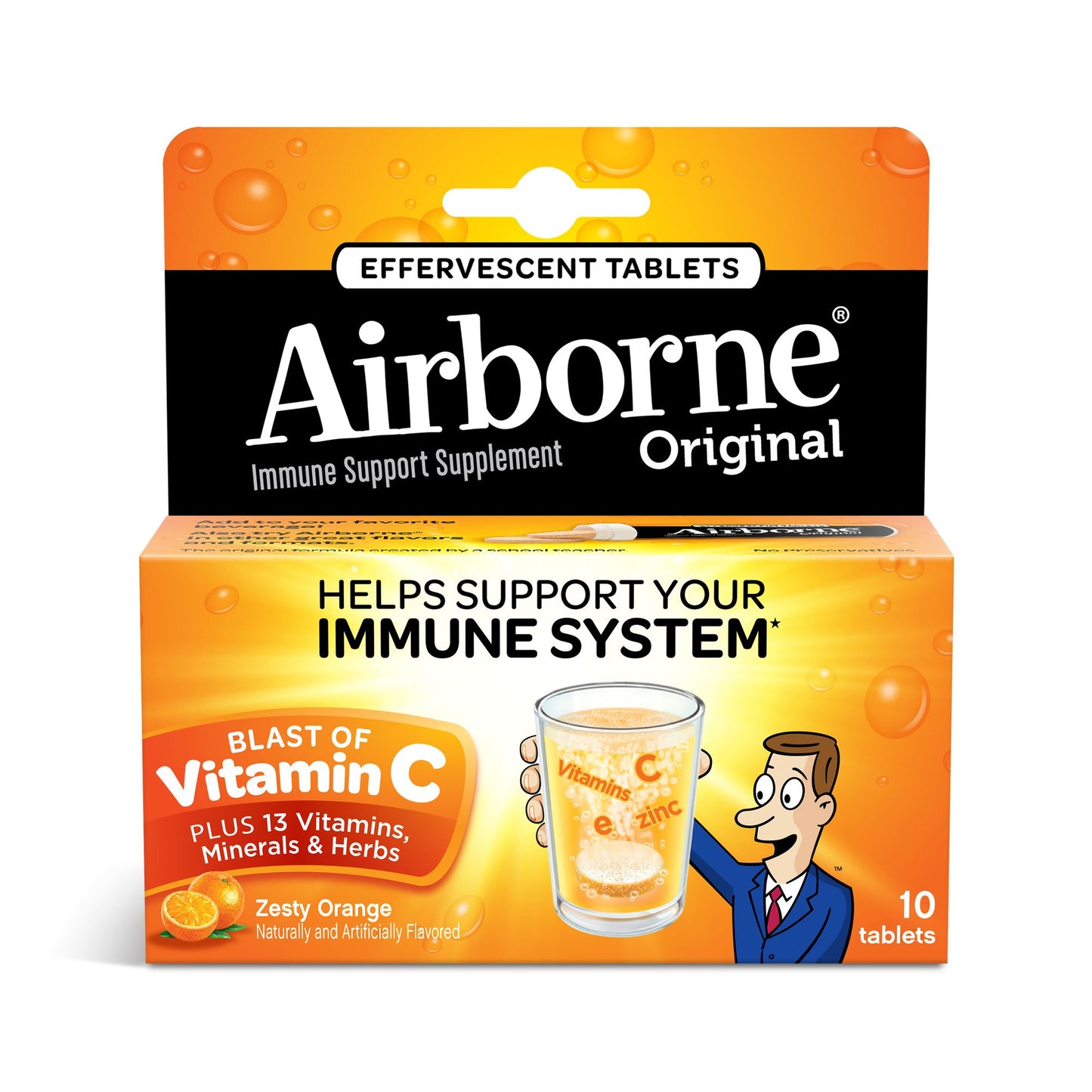 Airborne Effervescent Health Formula Capsule, 10 Count