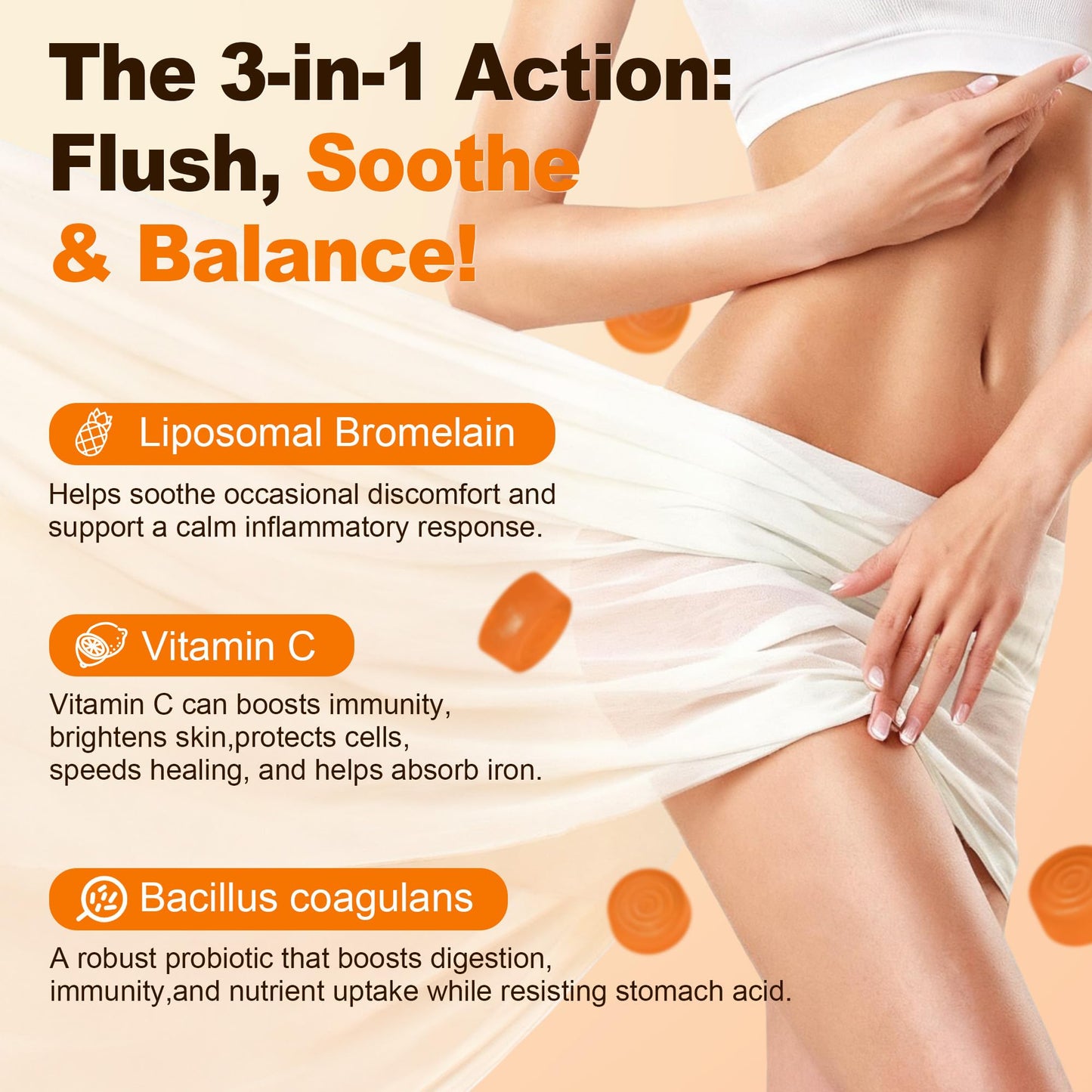 Utcils Liposomal Premium Feminine Balance Gummies 60 Count
