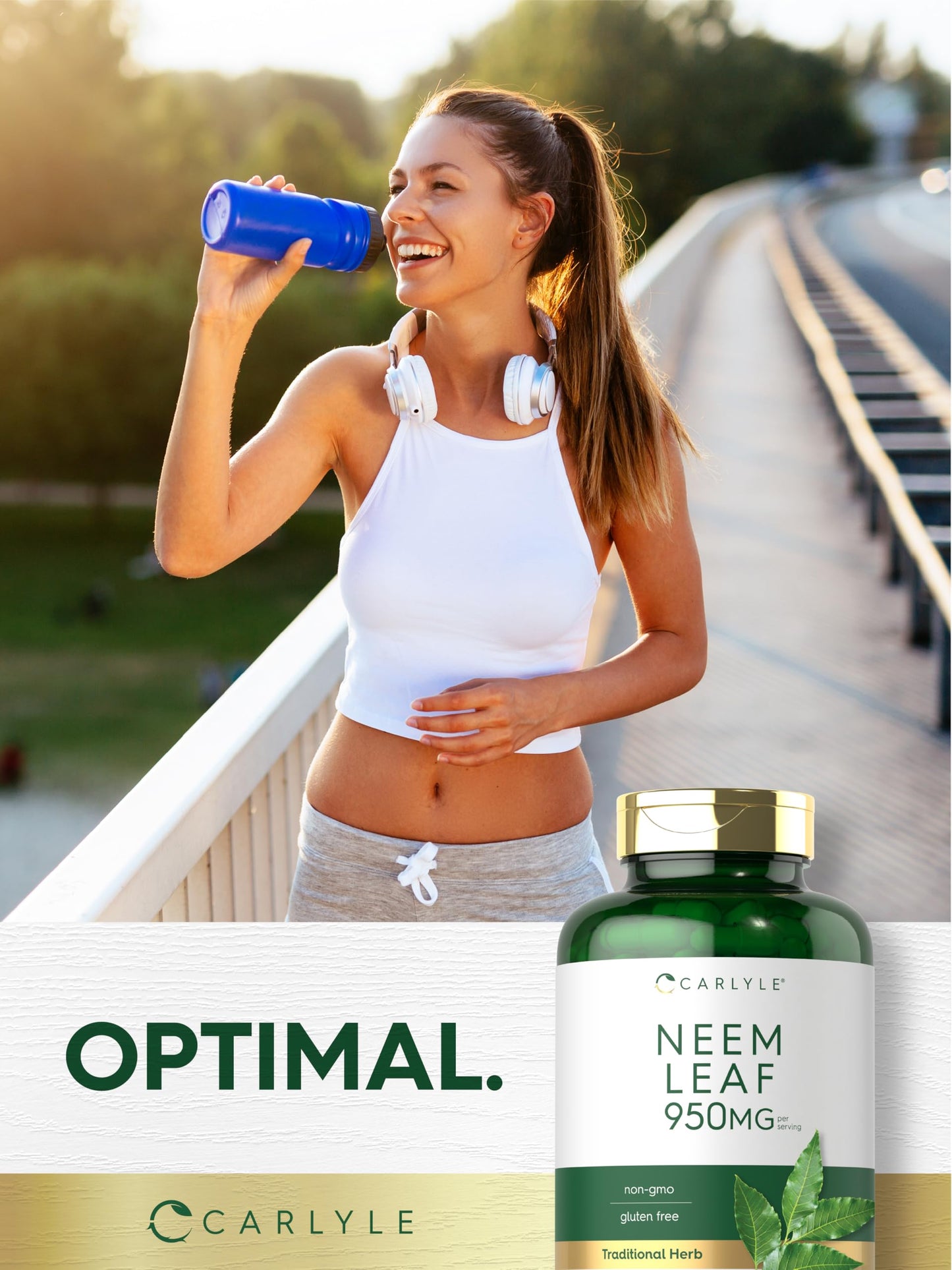 Carlyle Neem Leaf 950mg Capsules, 120 Count