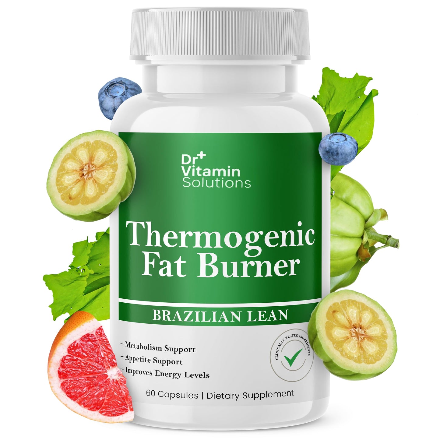 DR VITAMIN SOLUTIONS Thermogenic Fat Burner Brazilian Lean 60 Capsules