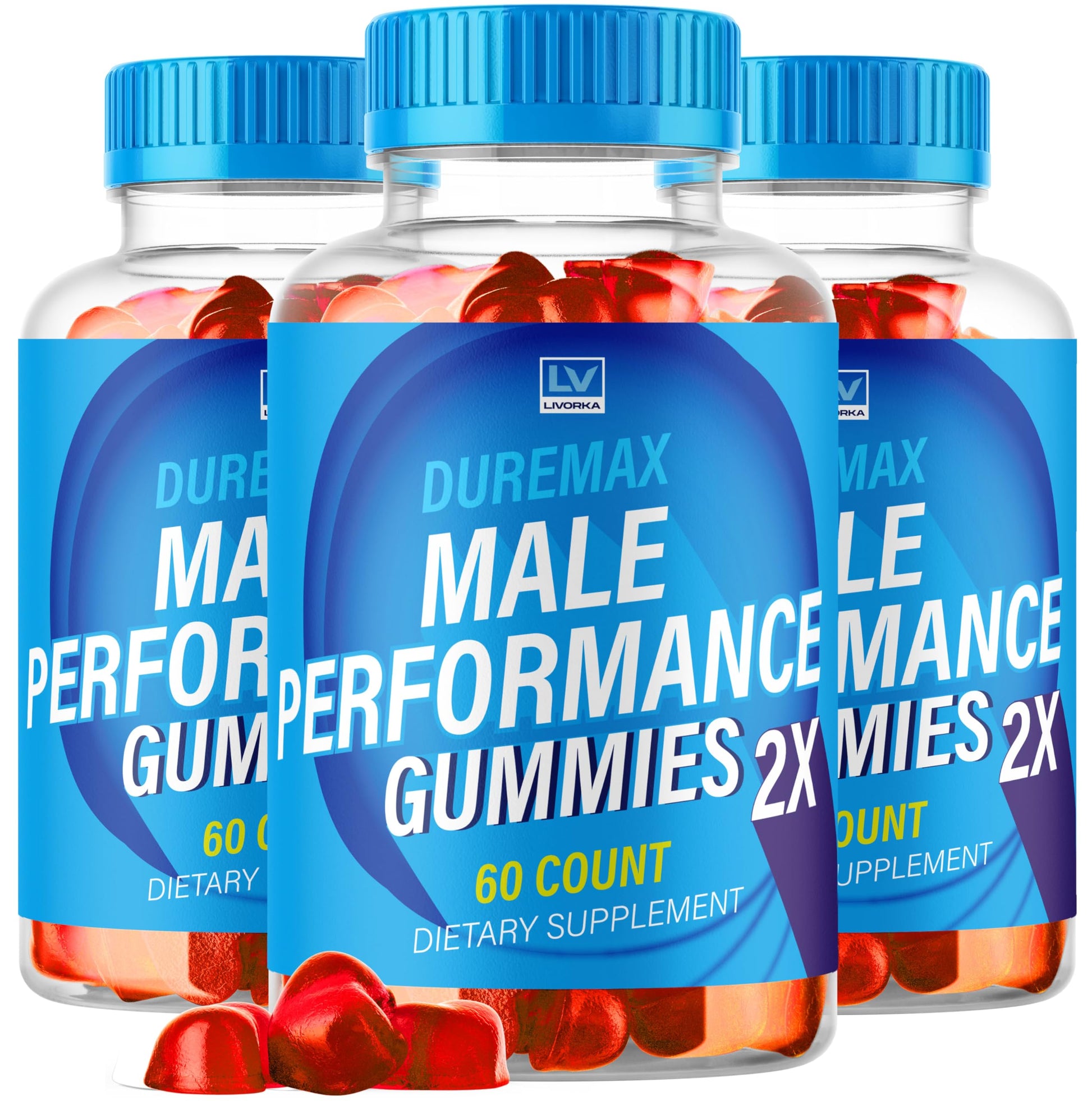 LIVORKA Duremax Max Performance Gummies, 180 Count