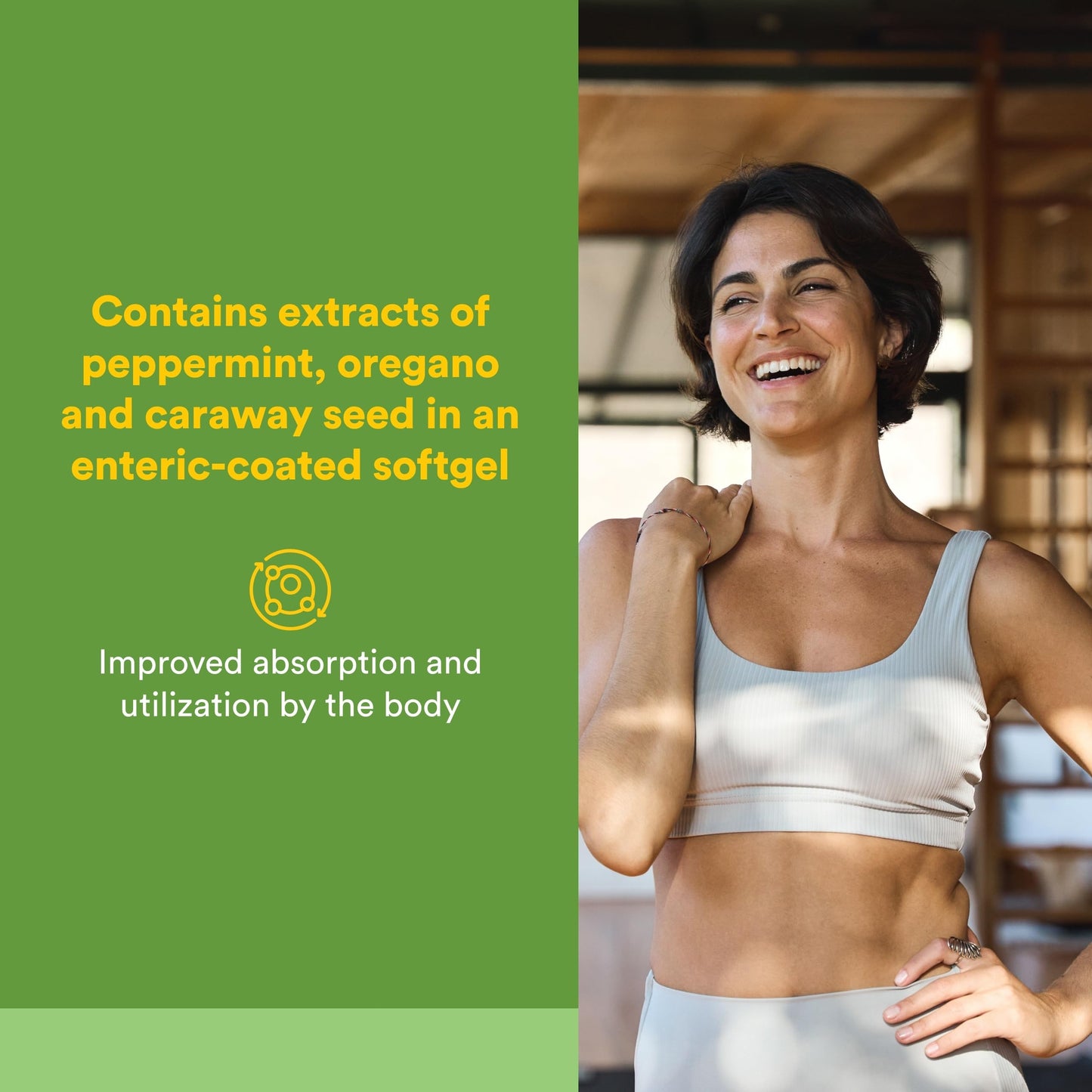Natural Factors Peppermint & Oregano Oil Complex Softgels, 60 Count
