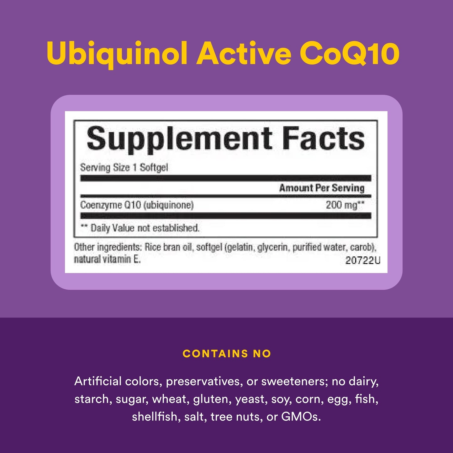 Natural Factors Coenzyme Q10 Softgel 30 Softgels
