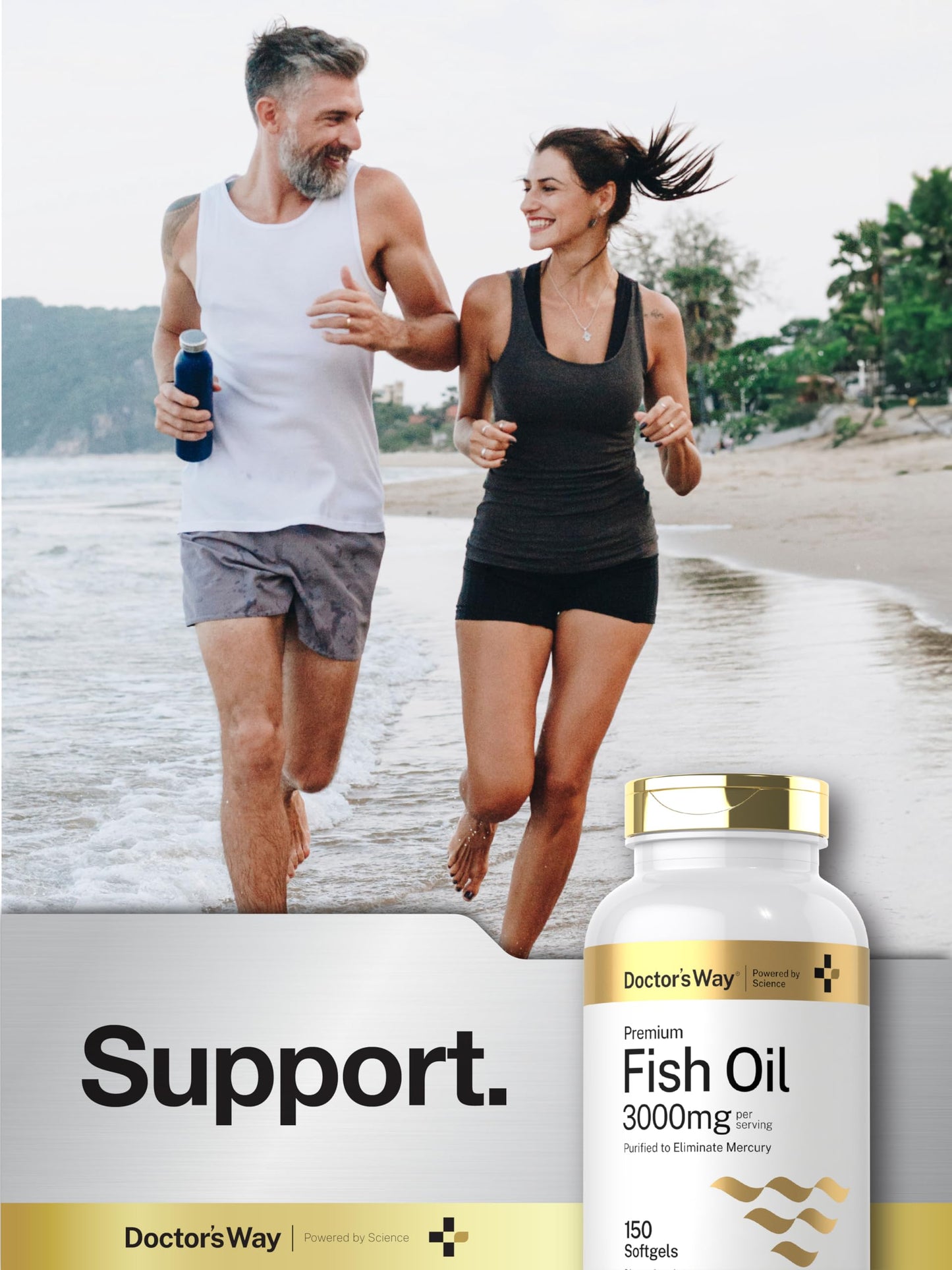 Doctor's Way Fish Oil 3000mg Softgels 150