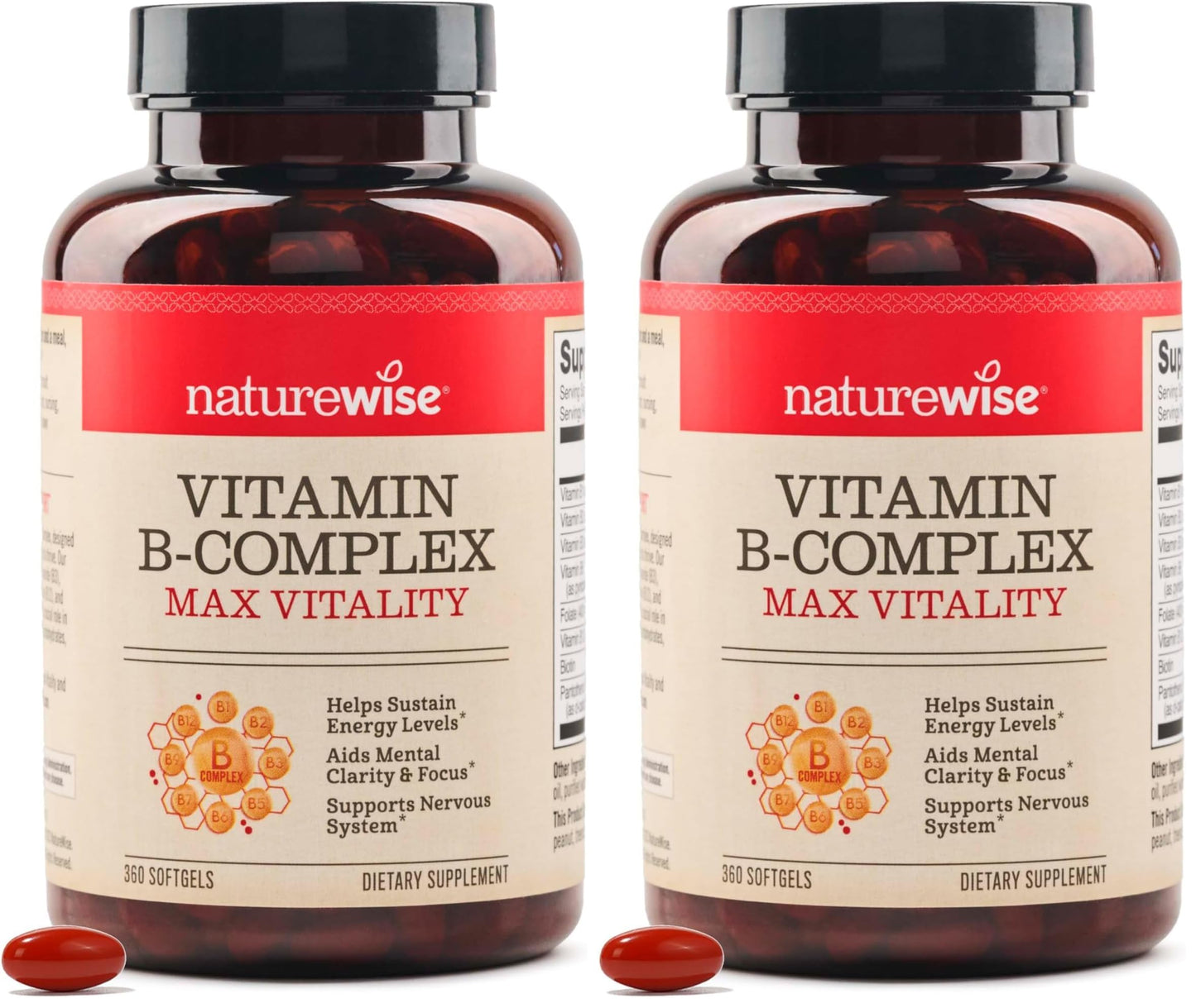 NatureWise Vitamin B Complex Softgels, 720-Count