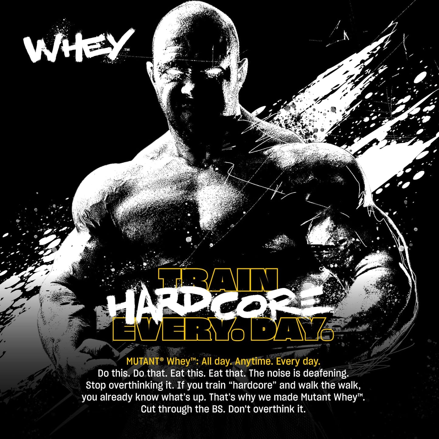 Mutant Whey Protein Powder, Vanilla Ice Cream, 5 lb, 80 Servings