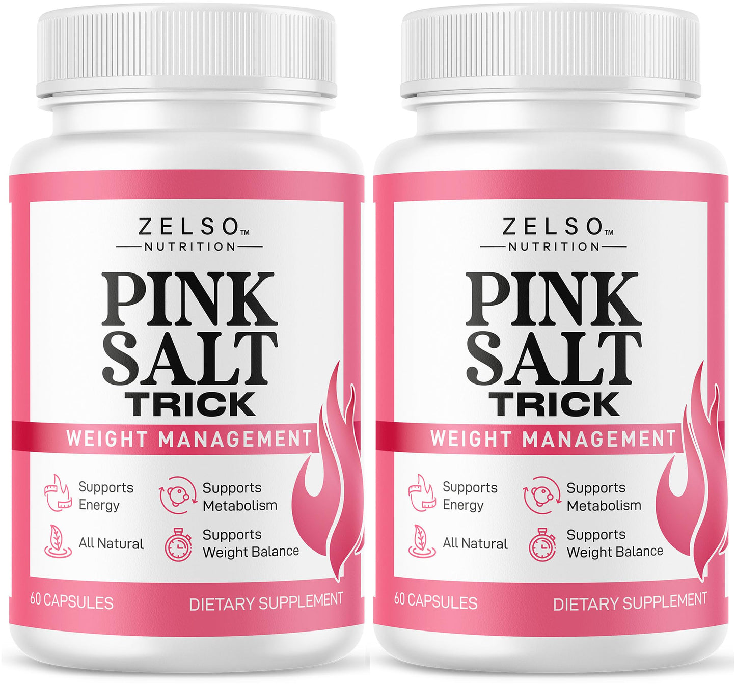 ZELSO Pink Salt Trick Capsules 120 Capsules