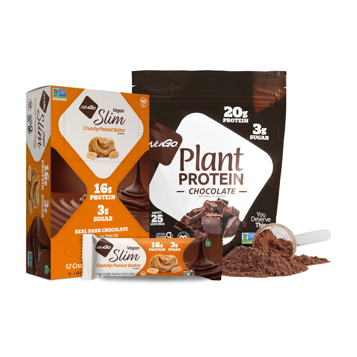 NuGo Plant Protein Powder 51 Servings