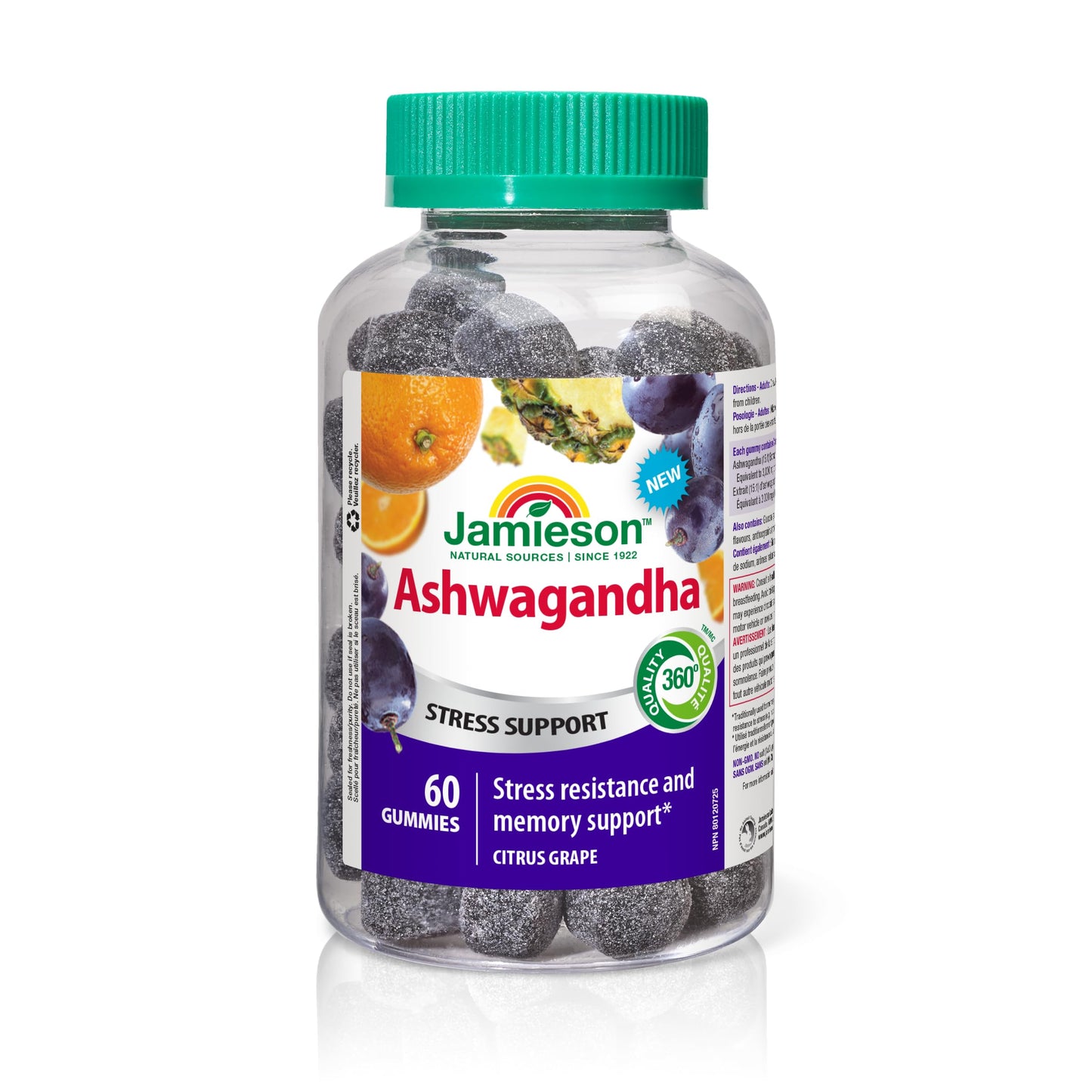 Jamieson Laboratories Ashwagandha Gummy 60 Count