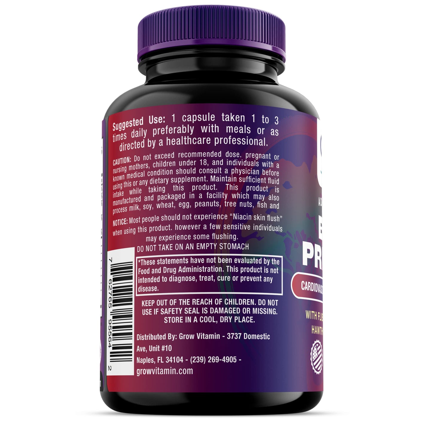 Grow Vitamin Blood Pressure Formula Capsule, 90 Count