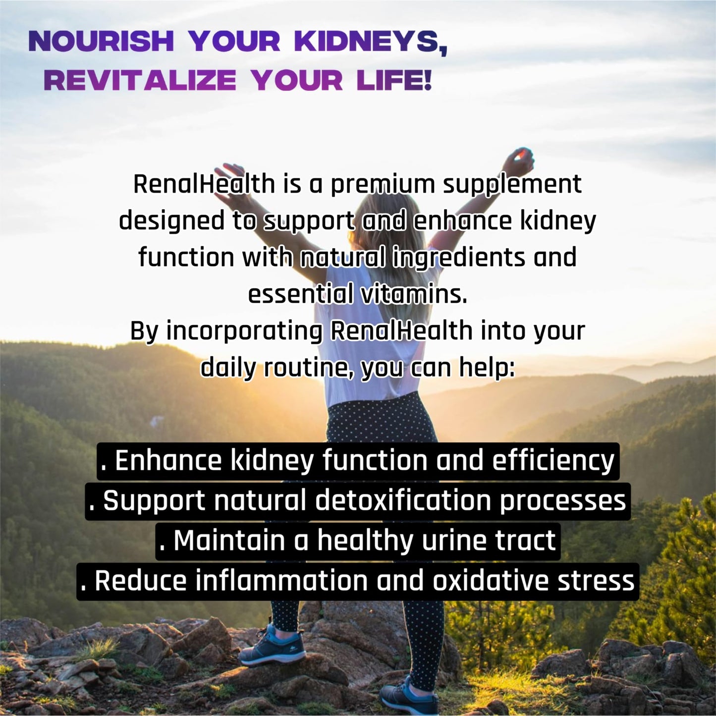 Herbs SRA RenalHealth Kidney & Urinary Wellness Supplement Capsules 120