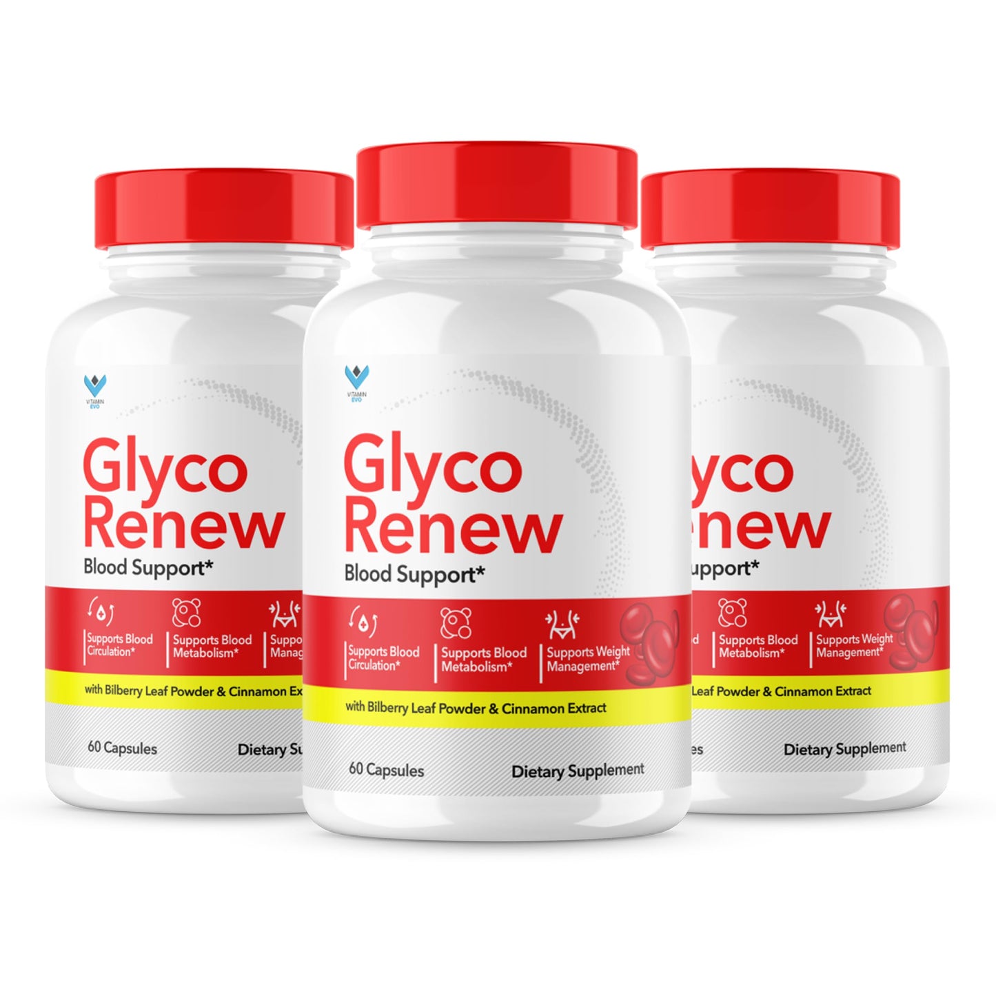 Vitamin Evo Glyco Renew Blood Support Supplement Capsules, 120 Capsules